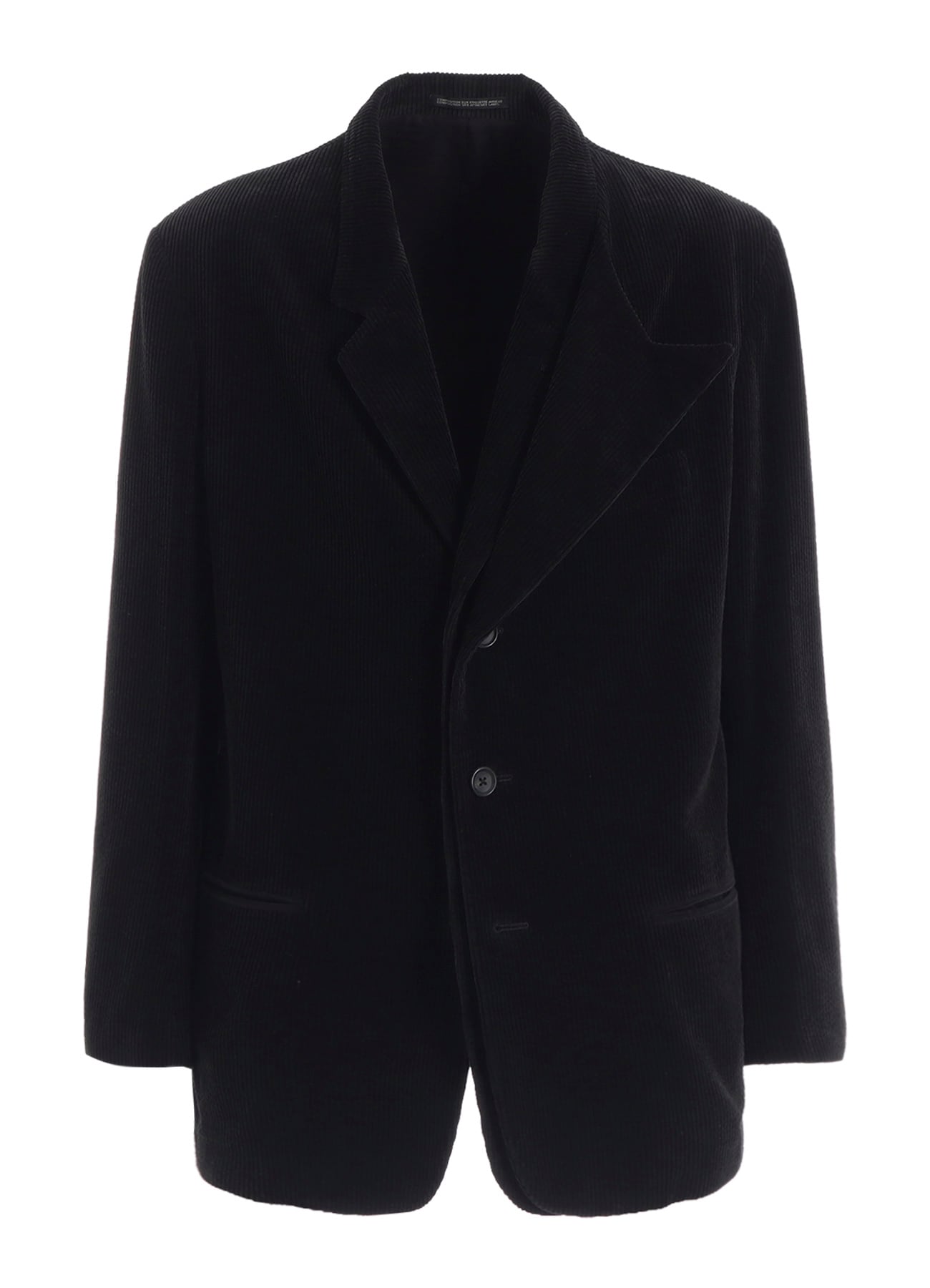 CORDUROY JACKET WITH FRONT LEFT LAYRED