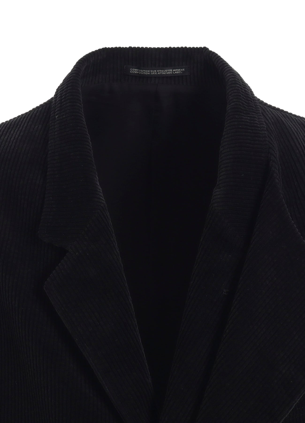 CORDUROY JACKET WITH FRONT LEFT LAYRED