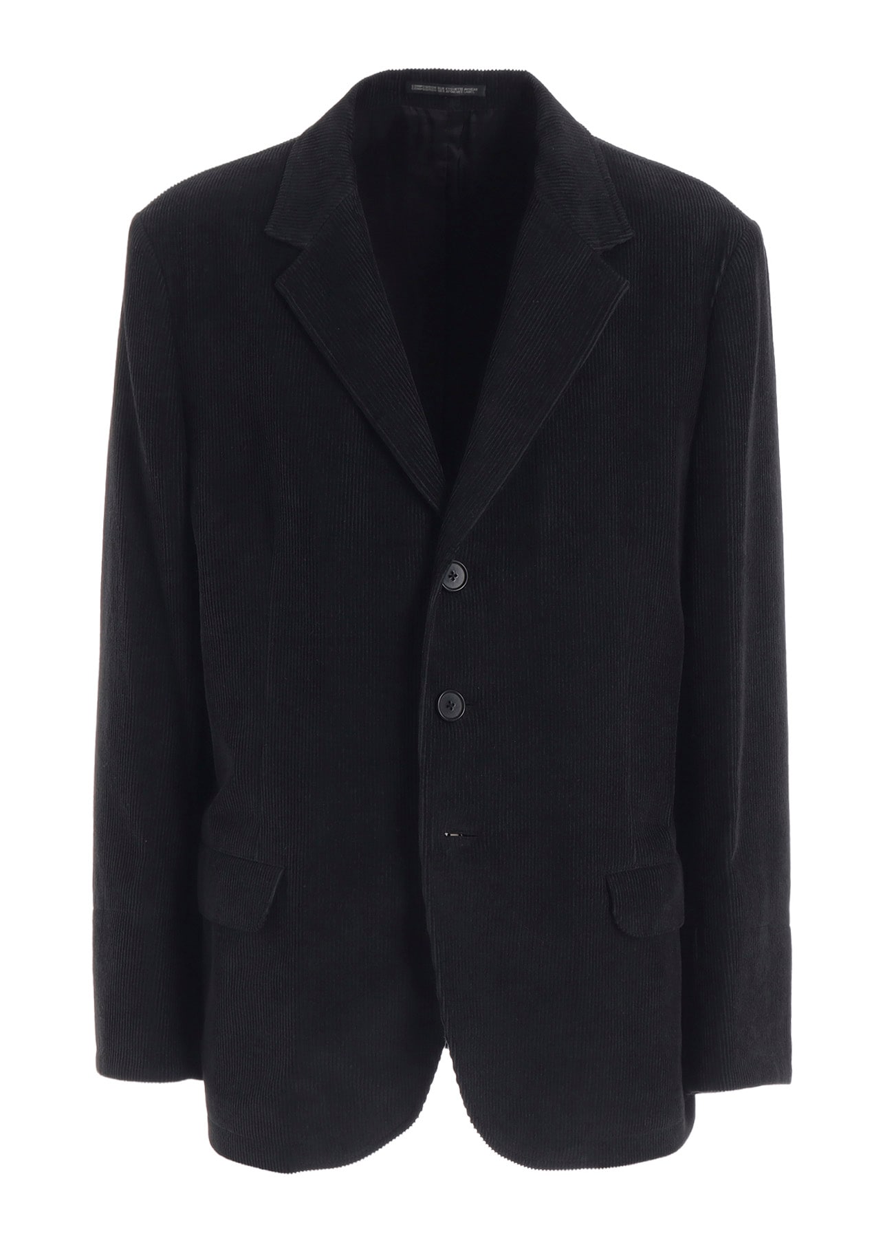 Y's for men x 120% LINO VELVET BACK SIDE GATHER JACKET