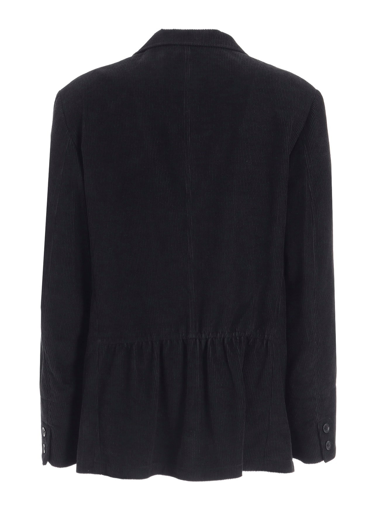 Y's for men x 120% LINO VELVET BACK SIDE GATHER JACKET