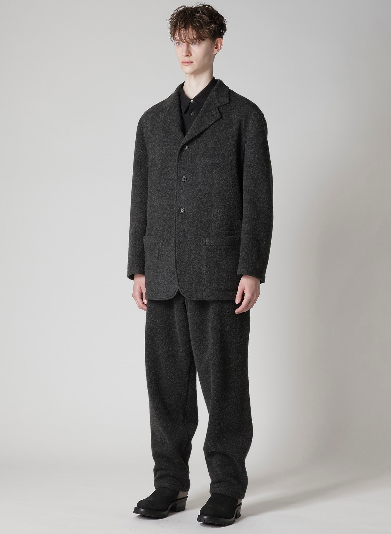 【Y's for men × MASSES】WOOL HERRINGBONE JACKET