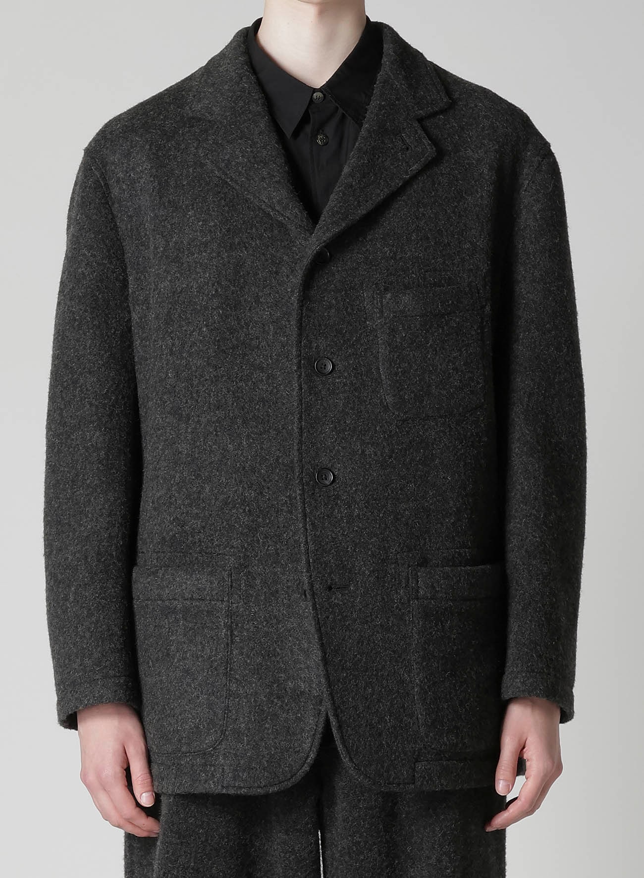 【Y's for men × MASSES】WOOL HERRINGBONE JACKET