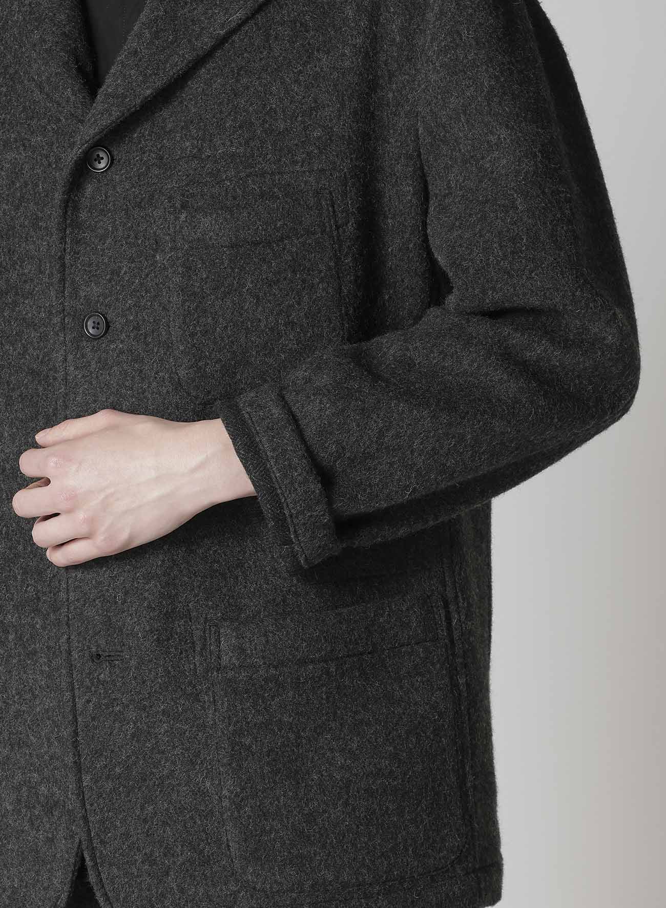 【Y's for men × MASSES】WOOL HERRINGBONE JACKET