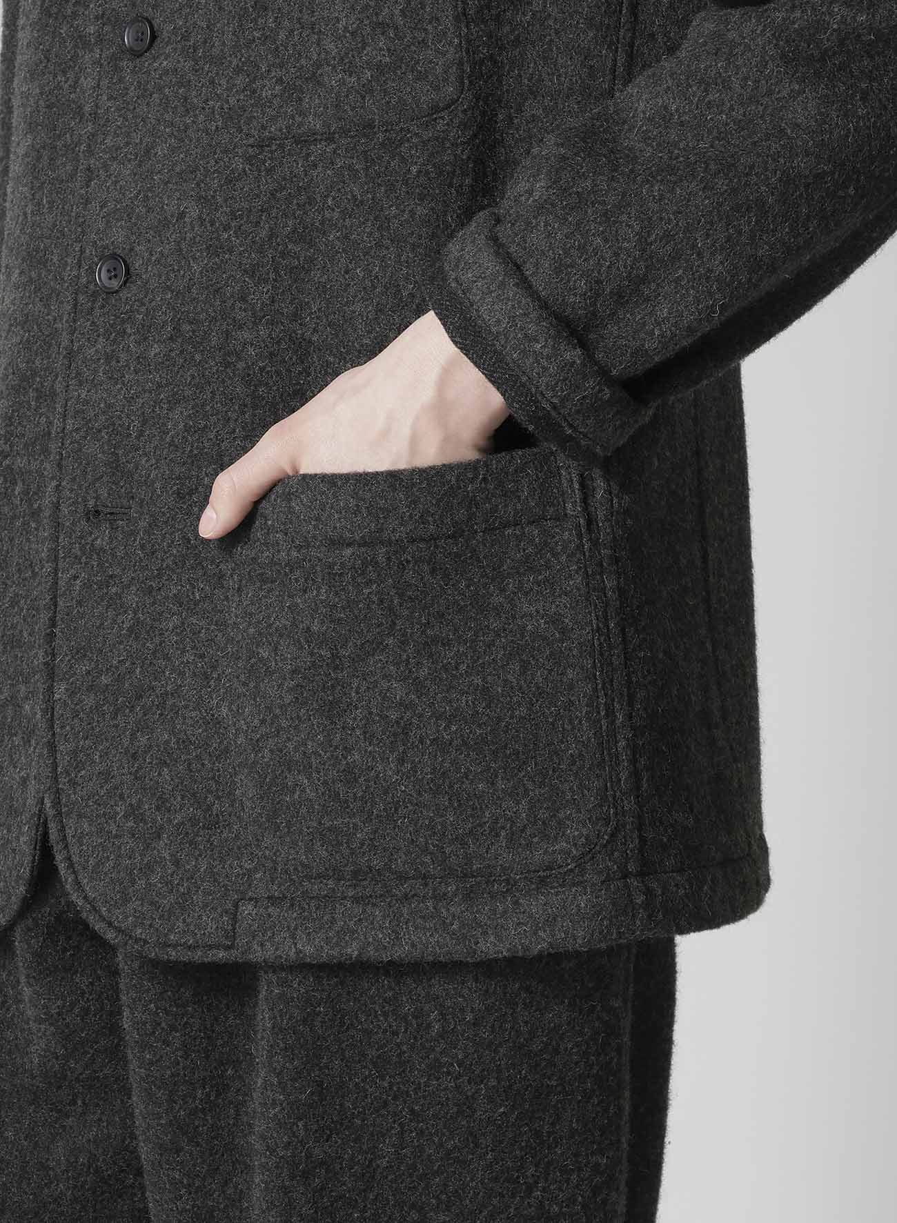 【Y's for men × MASSES】WOOL HERRINGBONE JACKET