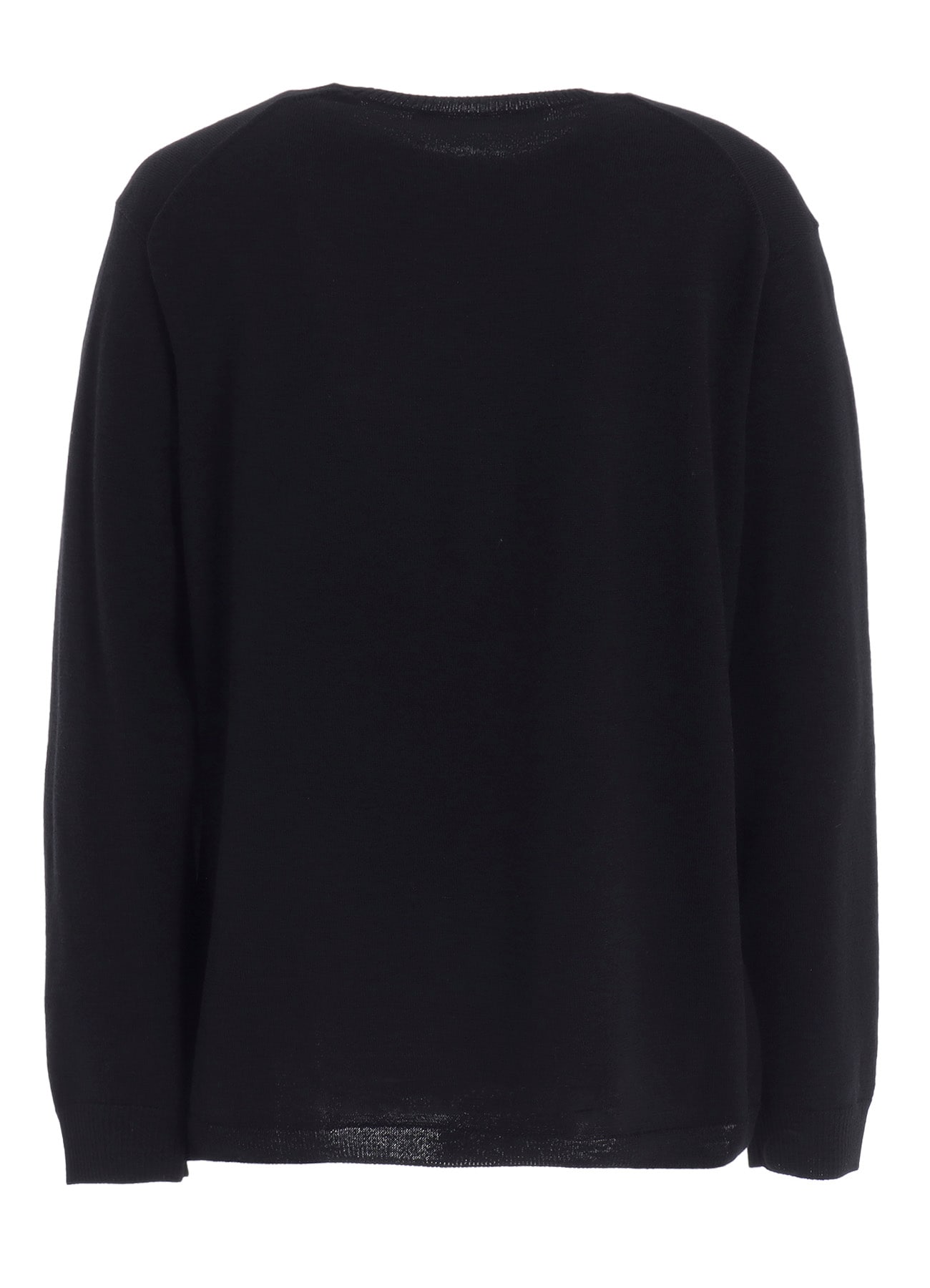 12G1P PLAIN STITCH ROUND NECK PULLOVER