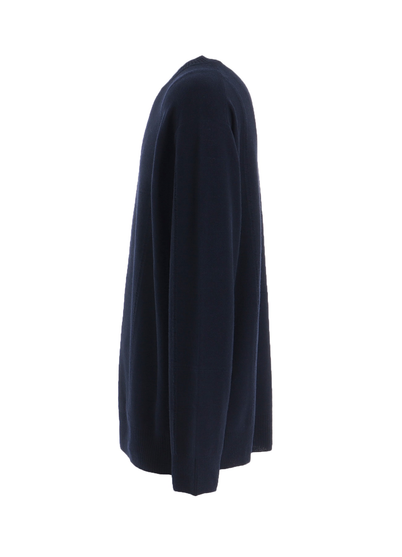 PANEL DESIGN ROUND NECK PULLOVER KNIT