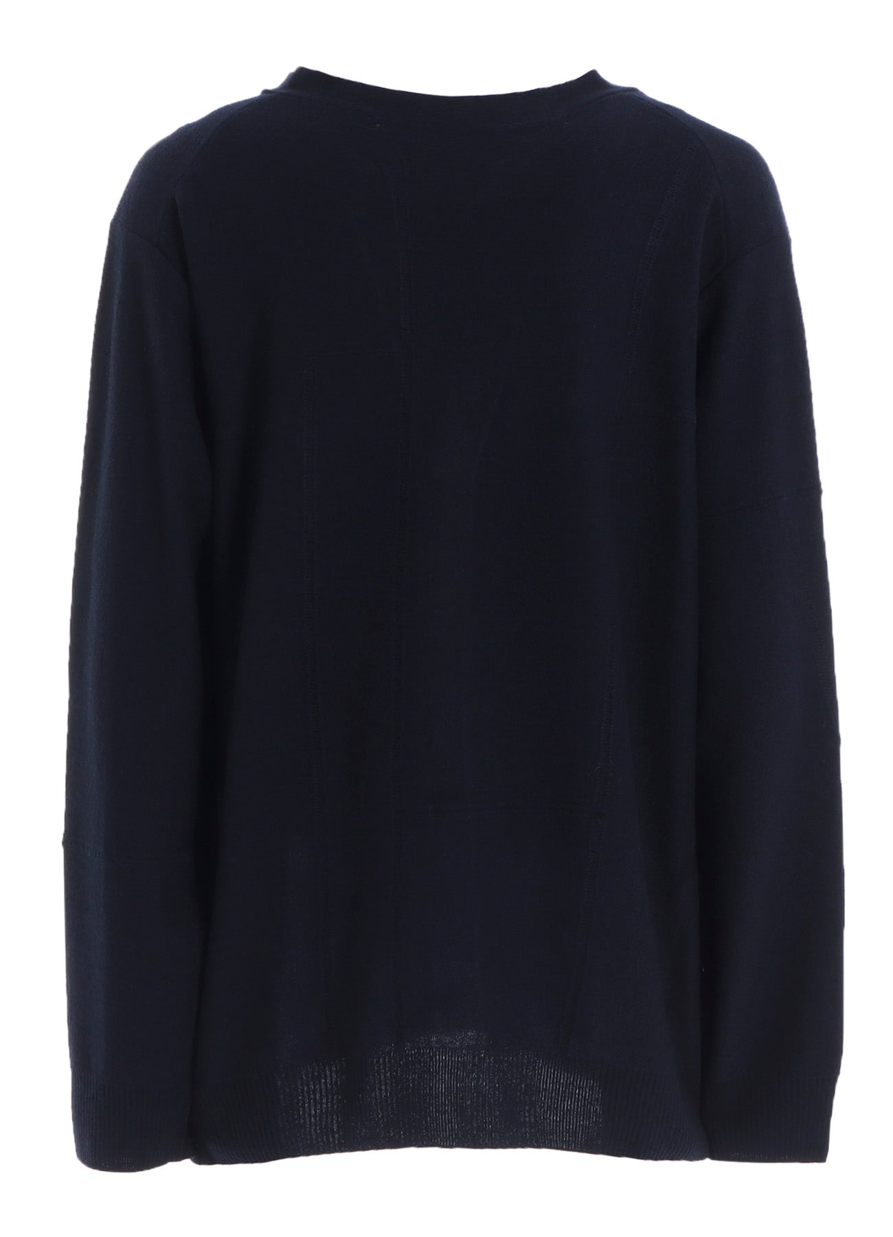 V-NECK CARDIGAN WITH PANEL DESIGN