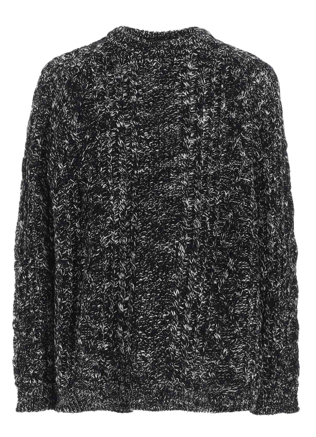 ARAN KNIT ROUND NECK PULLOVER
