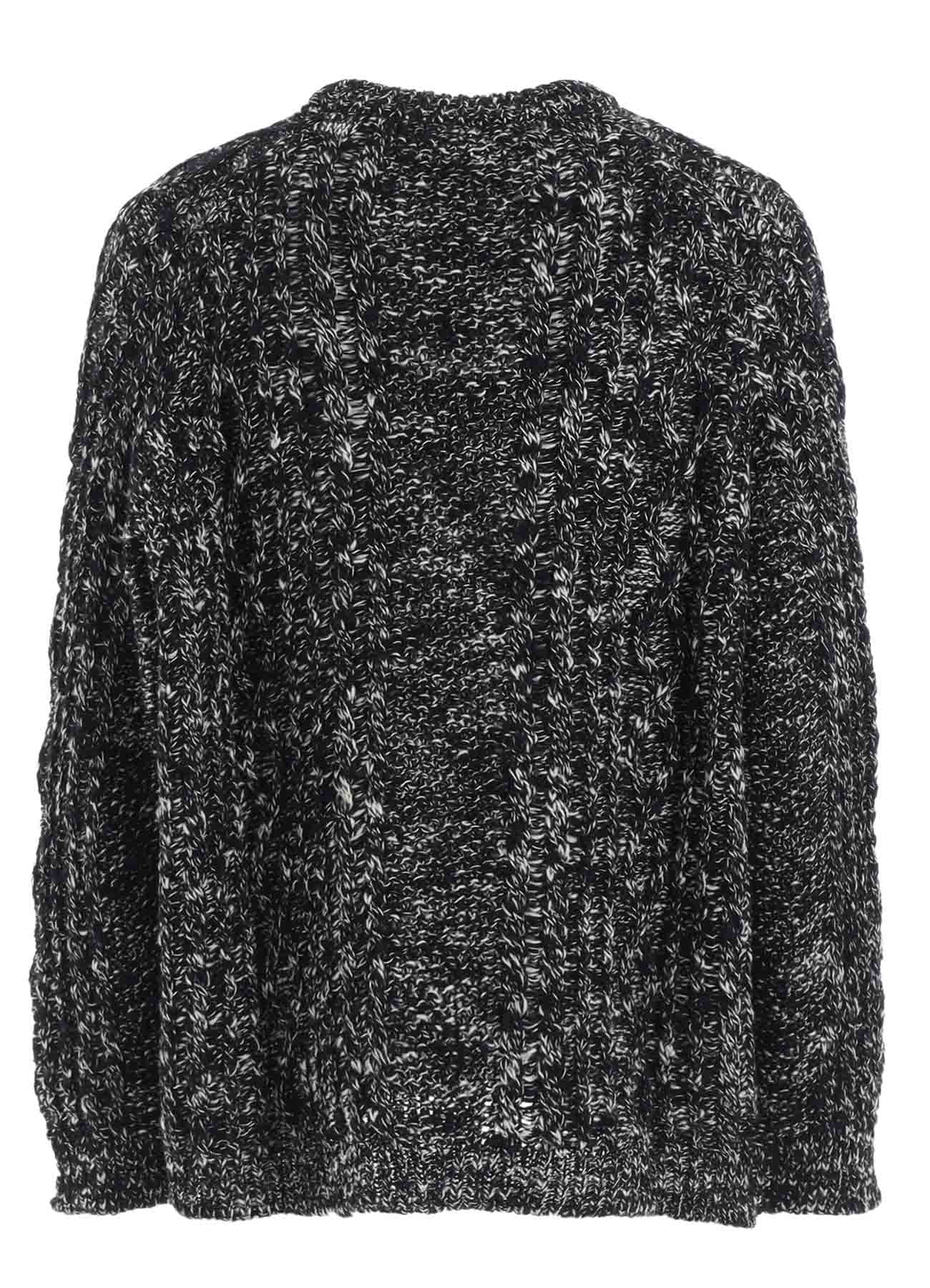 ARAN KNIT ROUND NECK PULLOVER