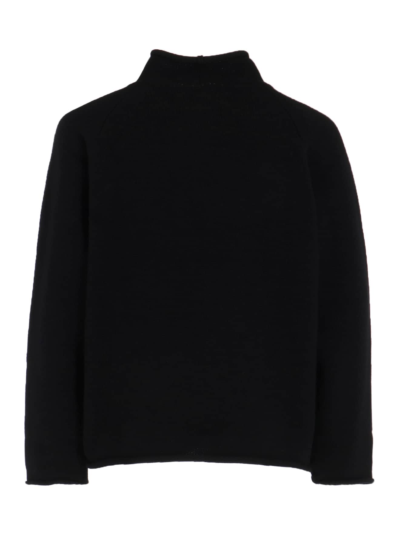 【Y's for men × MASSES】WOOL SINGLE STITCH MOCK NECK PULLOVER