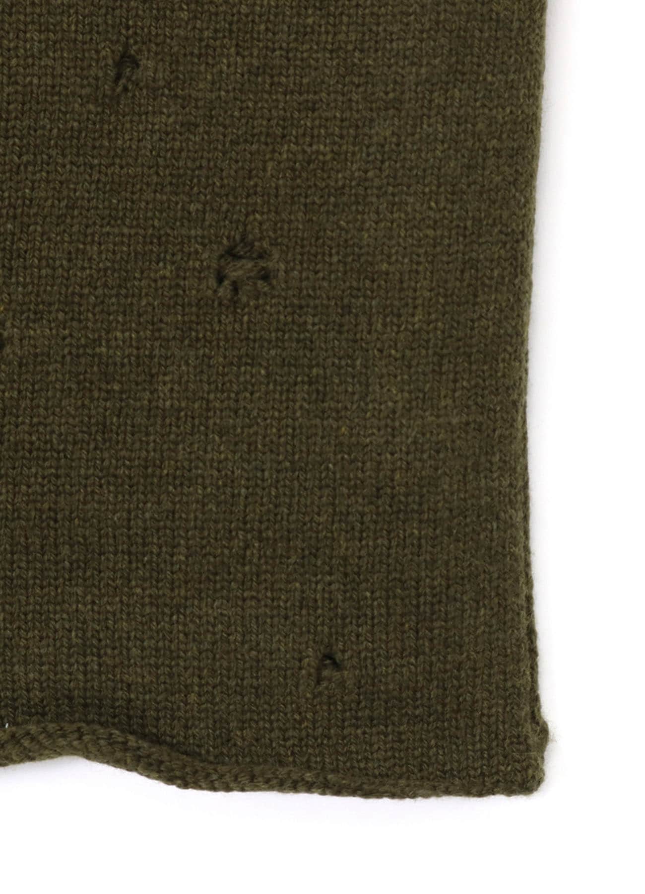 DAMAGED KNIT SCARF