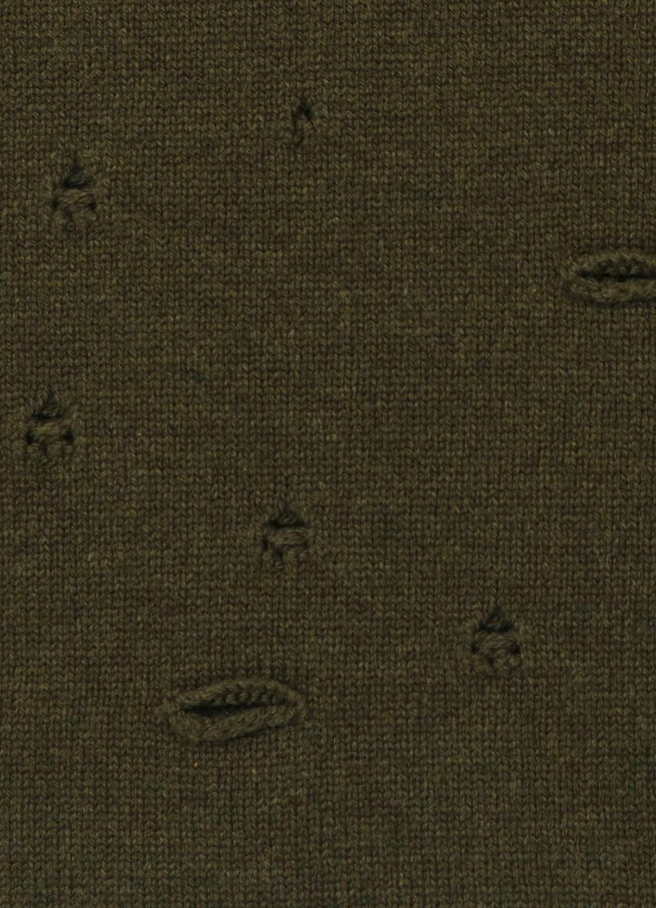 DAMAGED KNIT SCARF