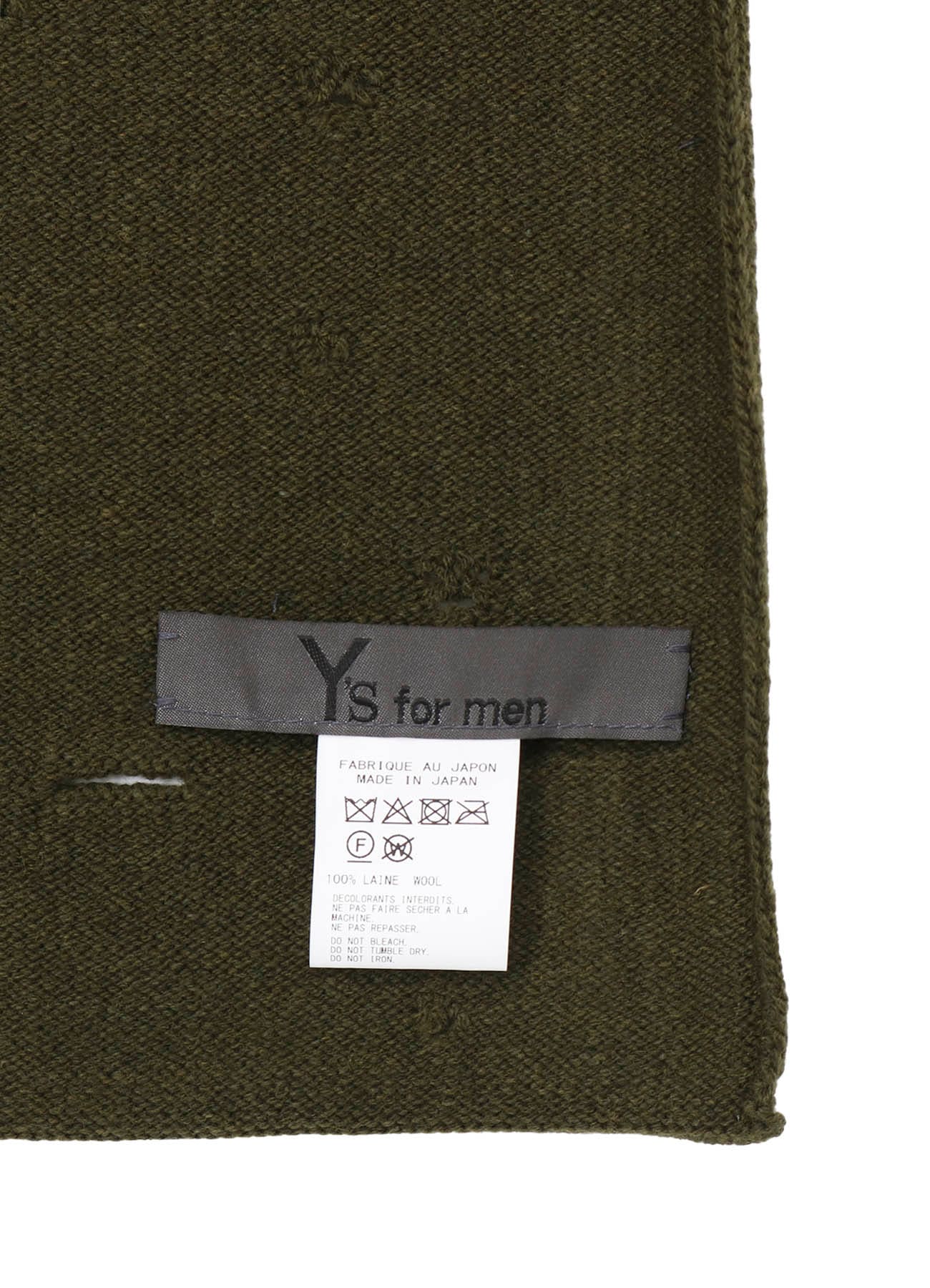 DAMAGED KNIT SCARF