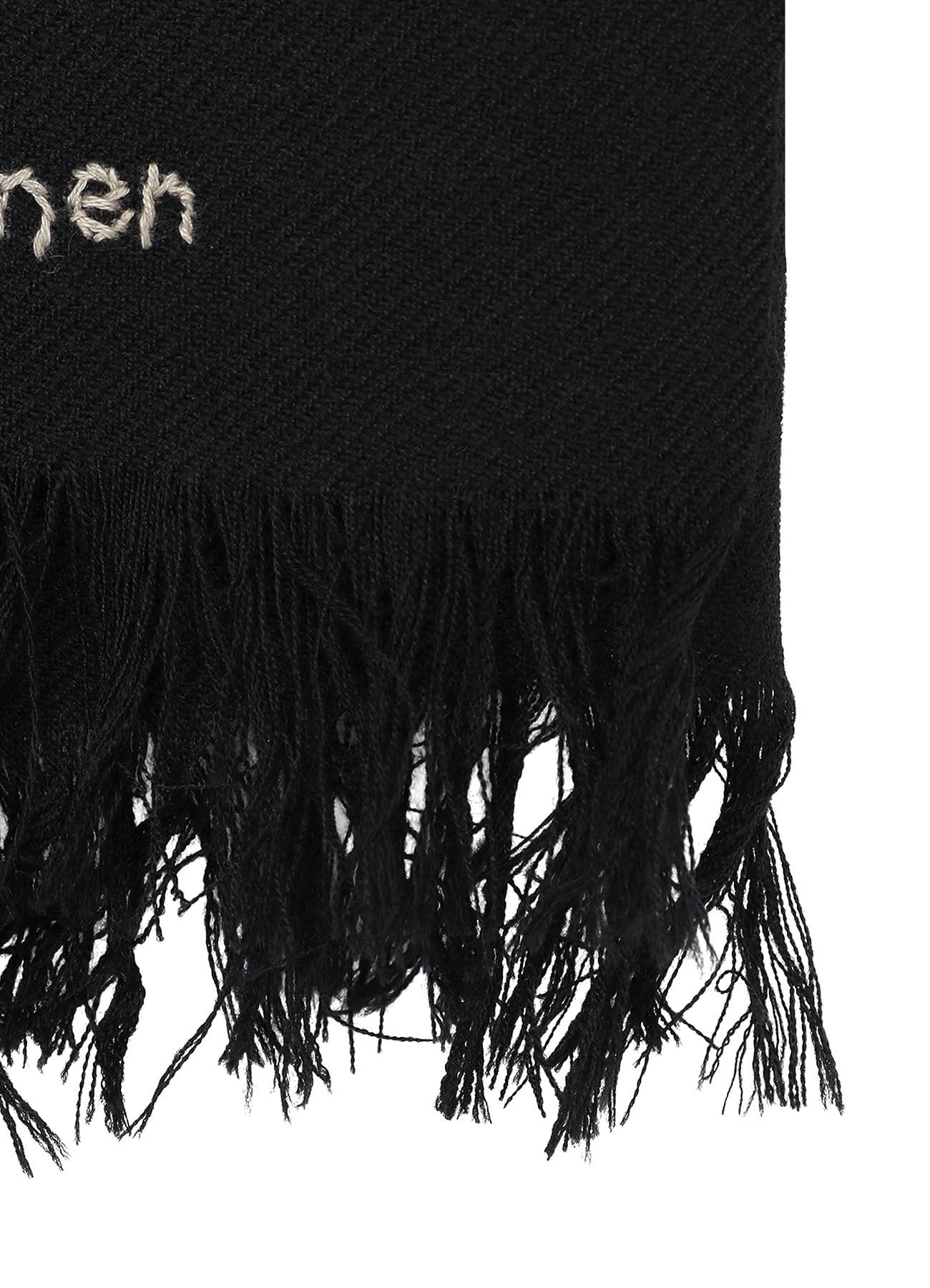 INDIA WOOL TWILL BIG SCARF