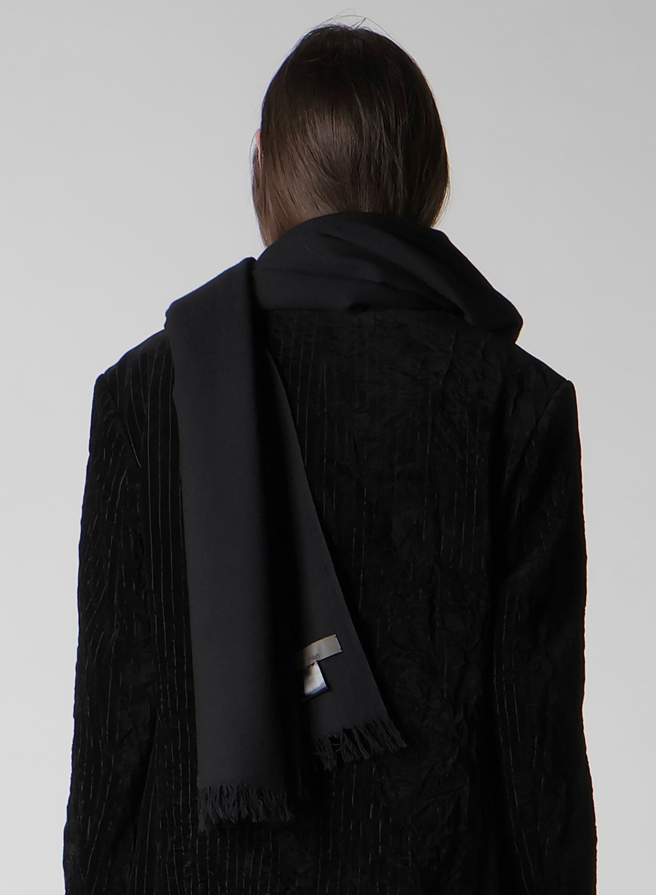 INDIA WOOL TWILL BIG SCARF