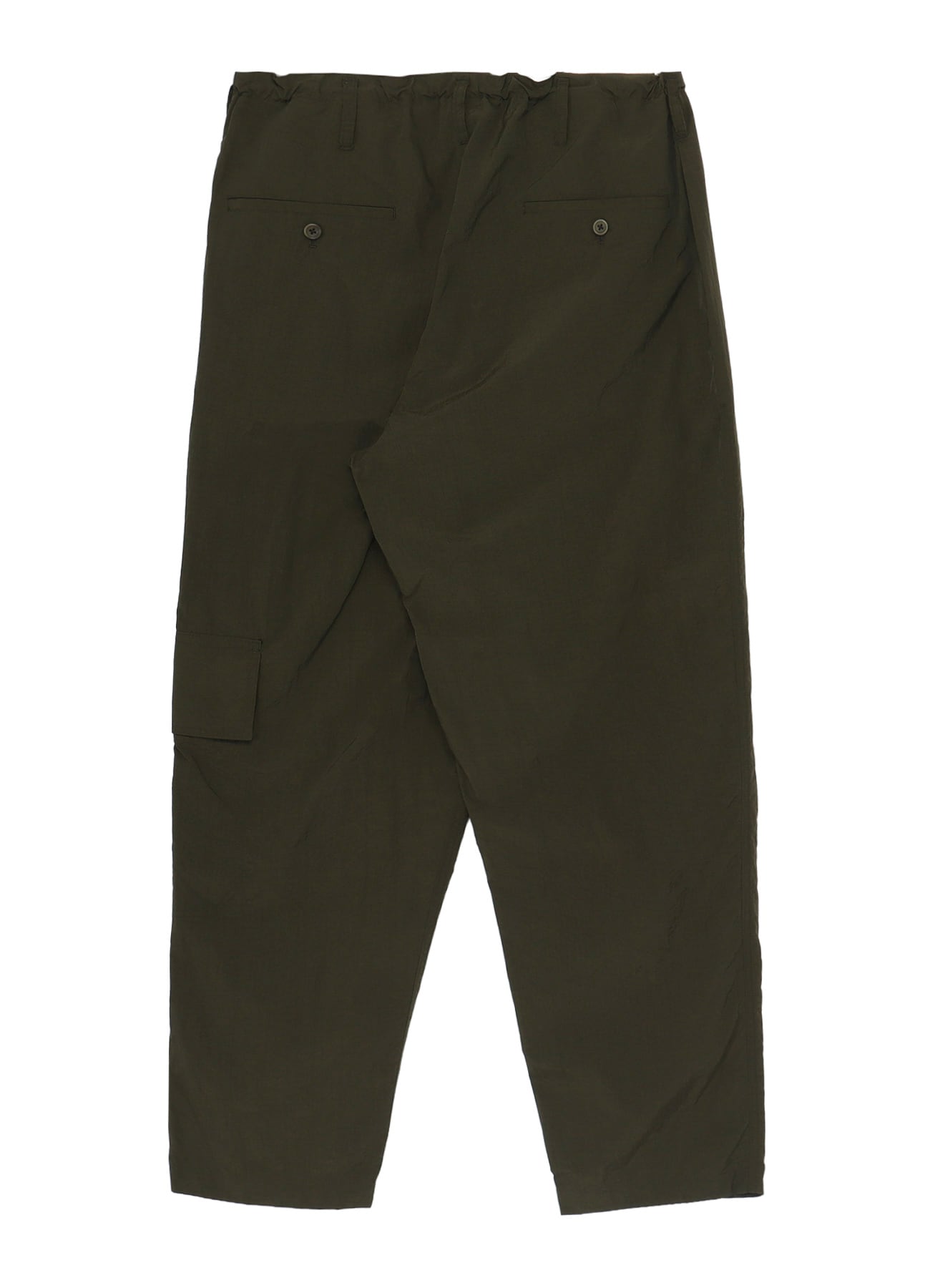 NYLON RIPSTOP SIDE-TUCK DRAWSTRING PANTS