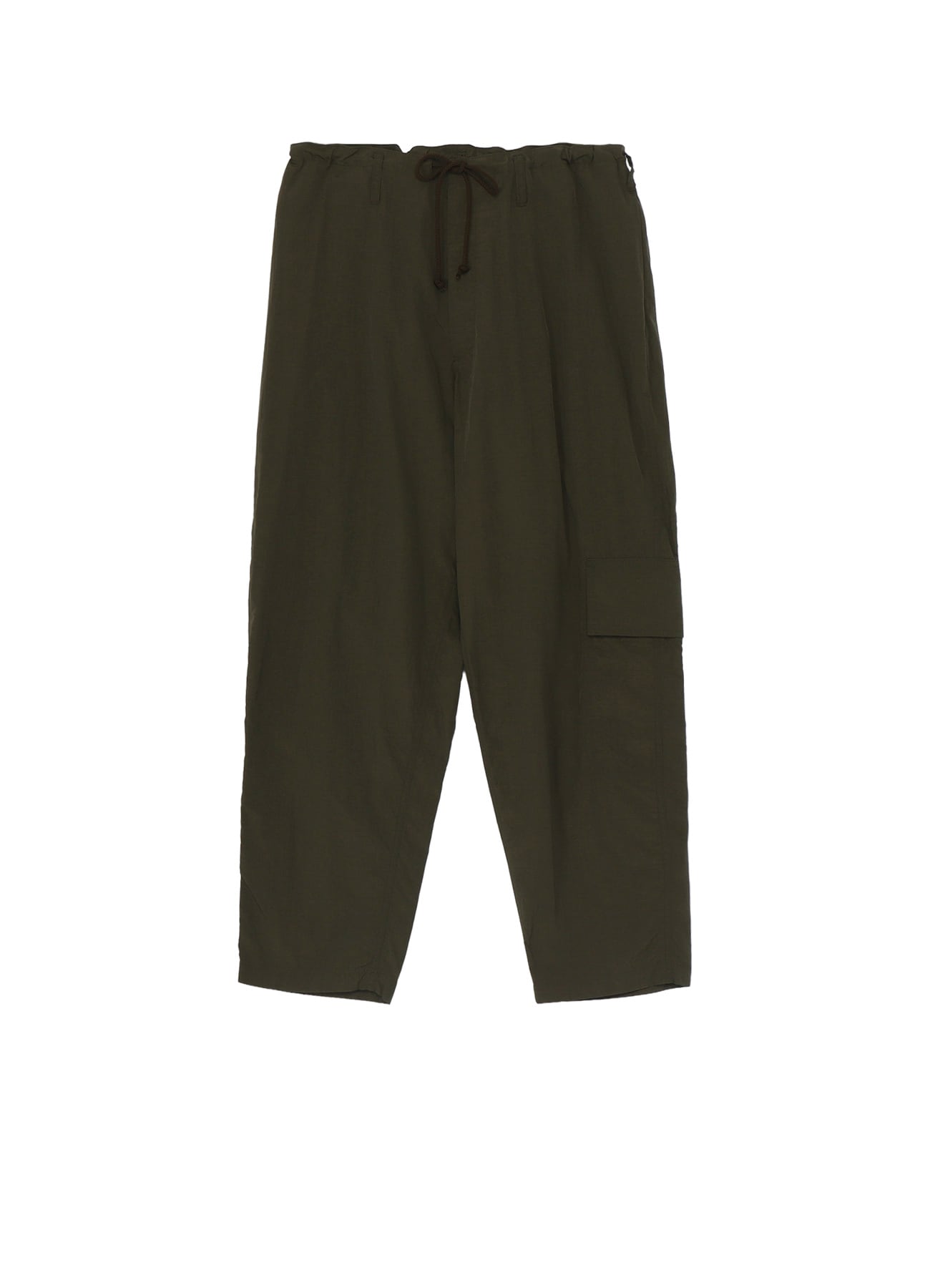 NYLON RIPSTOP SIDE-TUCK DRAWSTRING PANTS