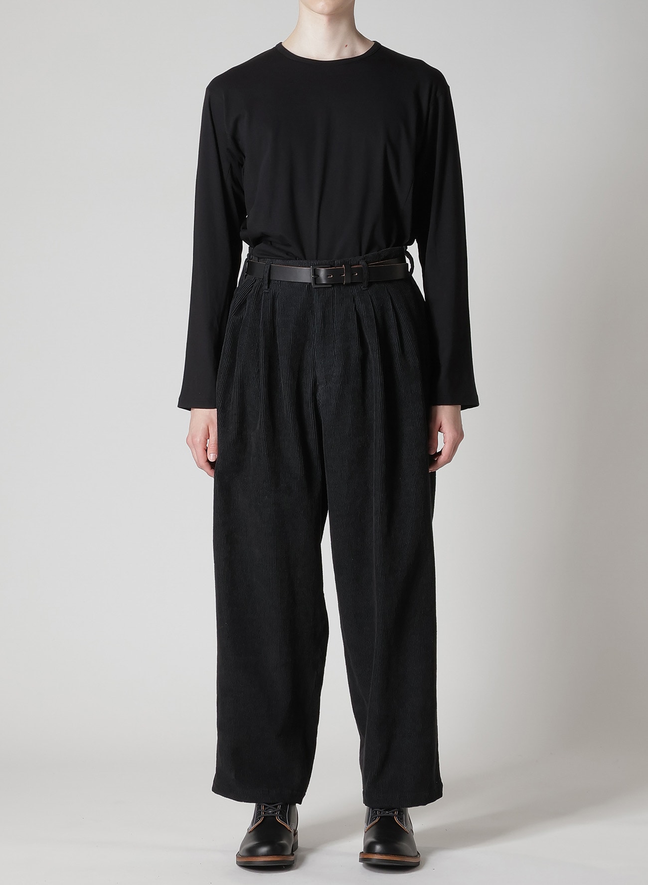 Y's for men x 120% LINO VELVET SIDE TAPE PANTS