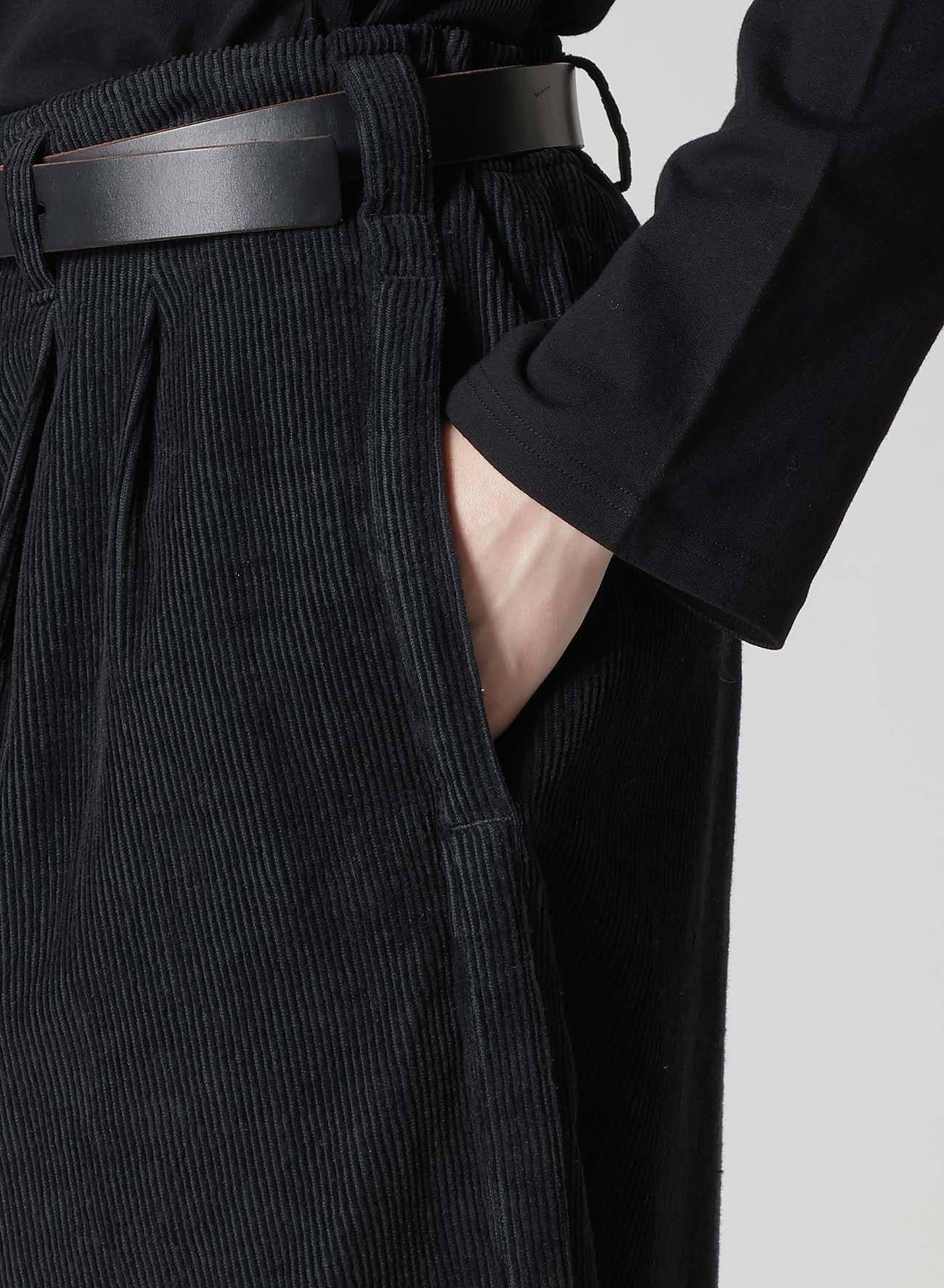 Y's for men x 120% LINO VELVET SIDE TAPE PANTS