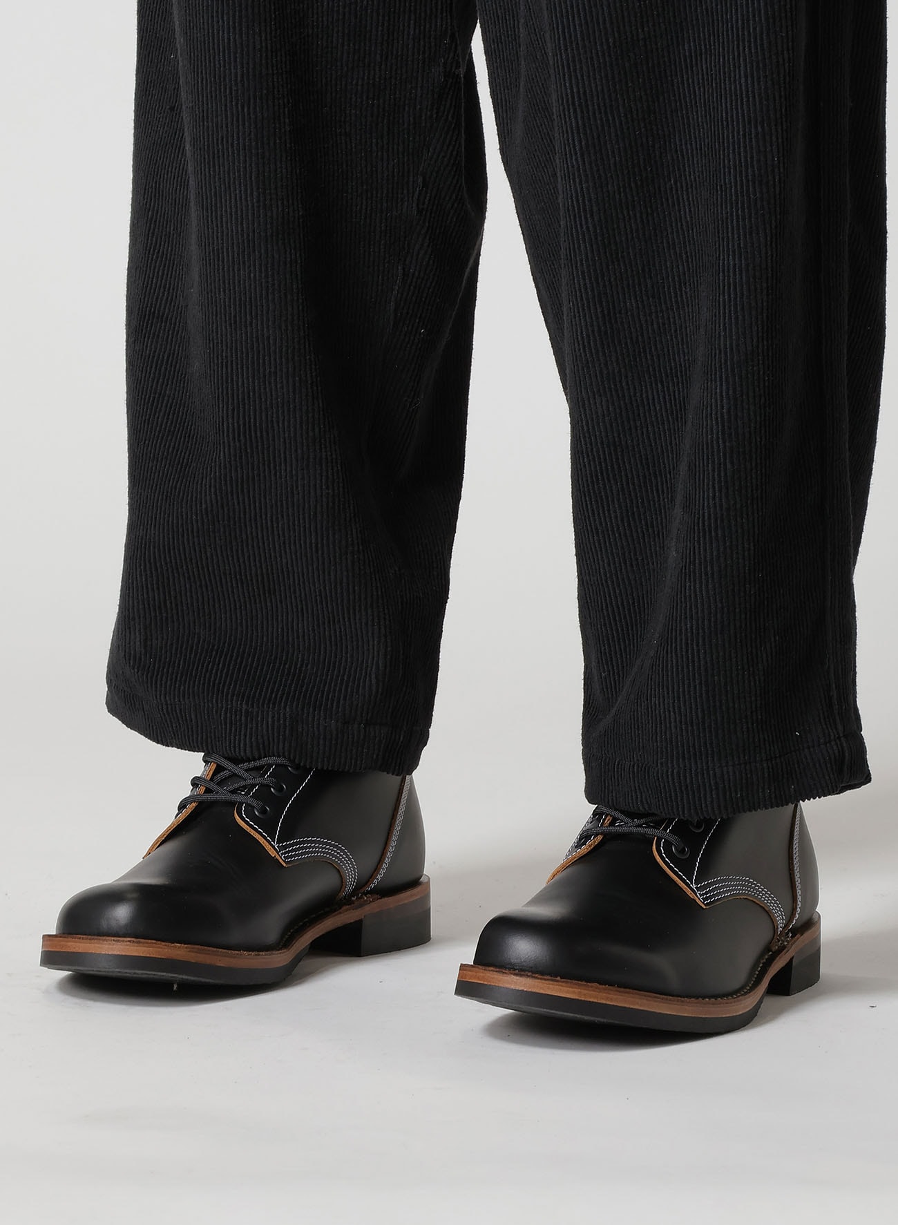 Y's for men x 120% LINO VELVET SIDE TAPE PANTS