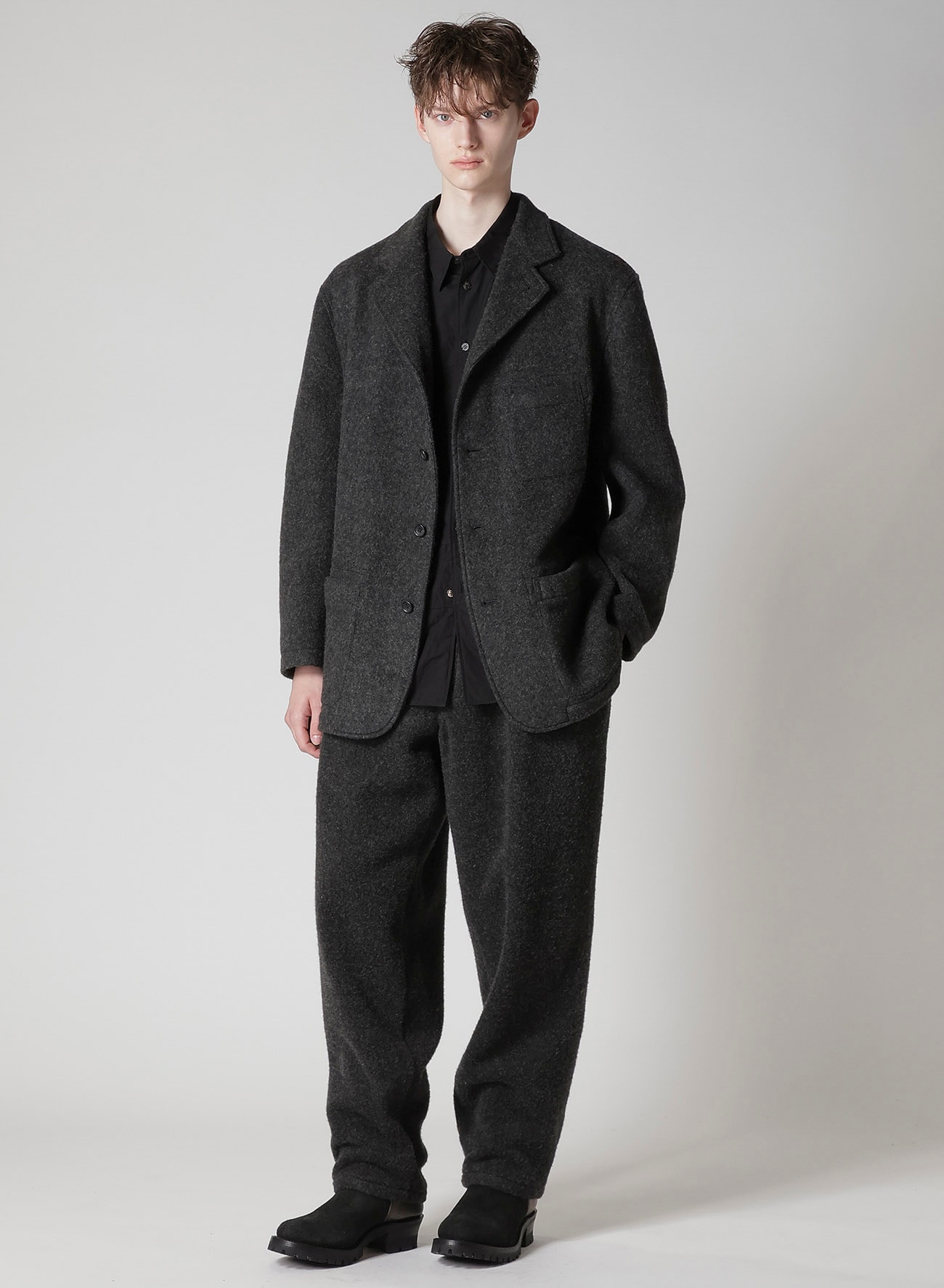 【Y's for men × MASSES】WOOL HERRINGBONE JACKET