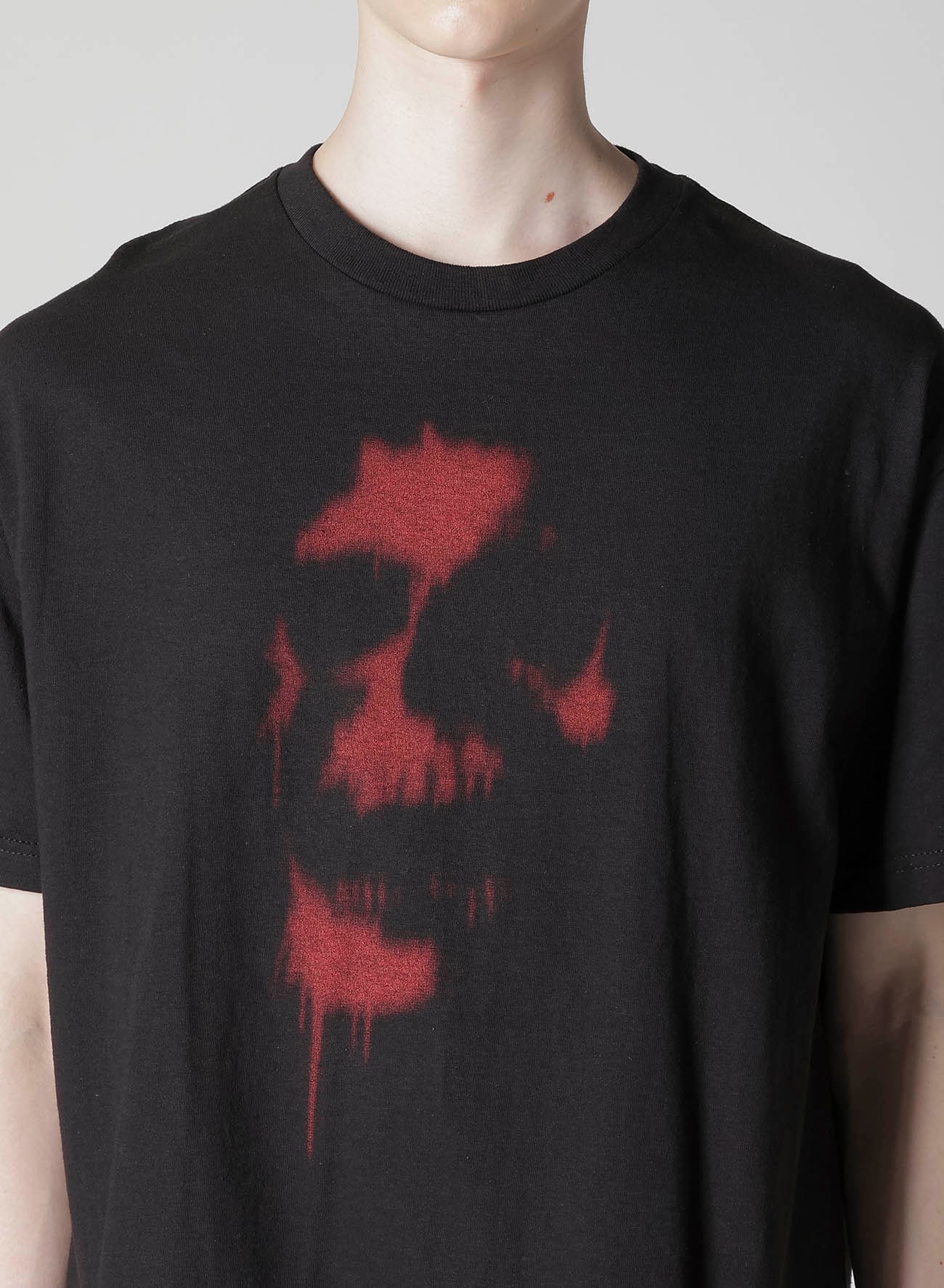 【Y's for men × MASSES】COTTON SINGLE PRINT ROUND NECK SHORT SLEEVE T