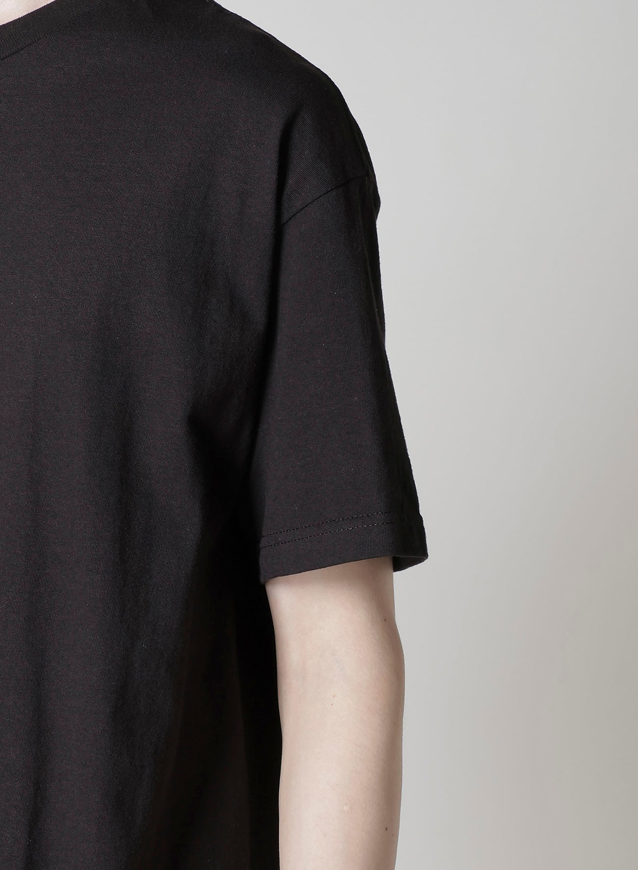 【Y's for men × MASSES】COTTON SINGLE PRINT ROUND NECK SHORT SLEEVE T