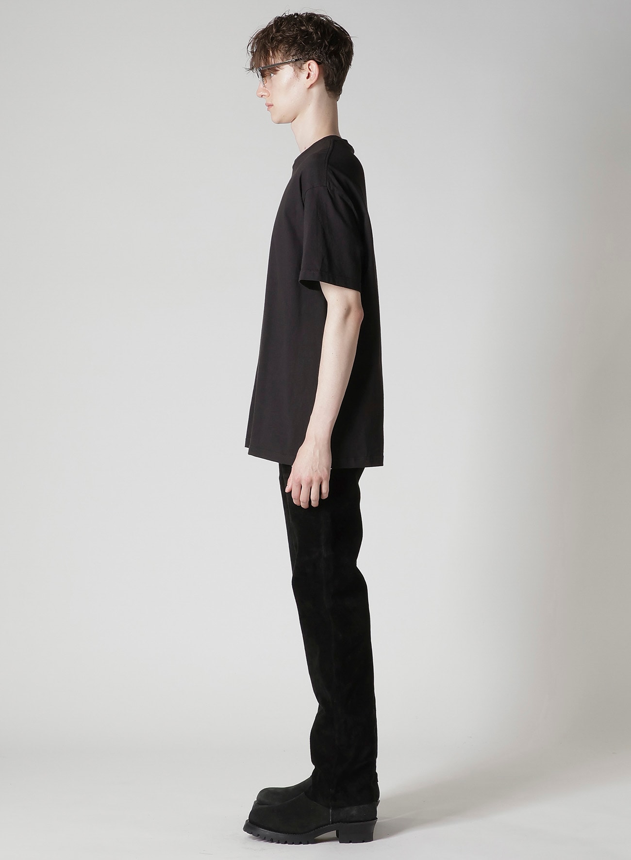 【Y's for men × MASSES】COTTON SINGLE PRINT ROUND NECK SHORT SLEEVE T