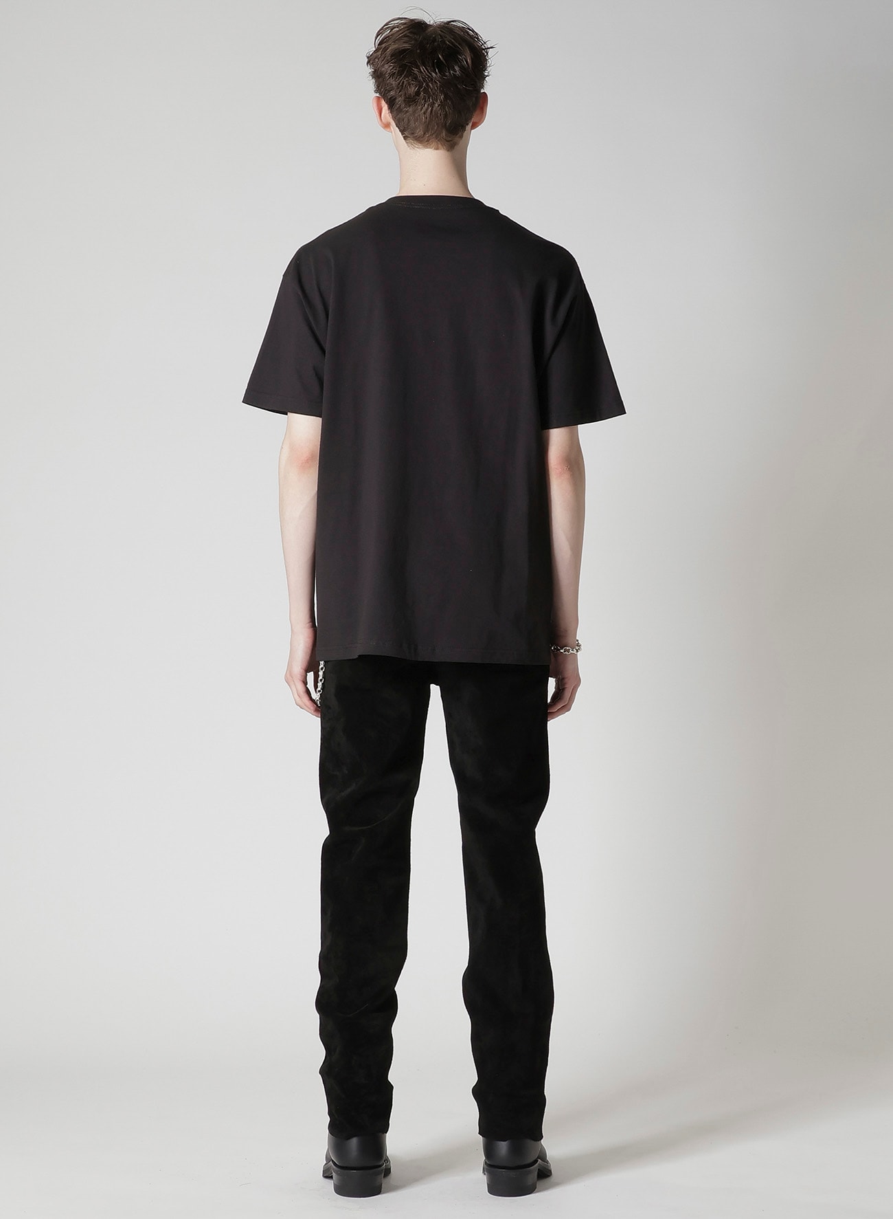 【Y's for men × MASSES】COTTON SINGLE PRINT ROUND NECK SHORT SLEEVE T