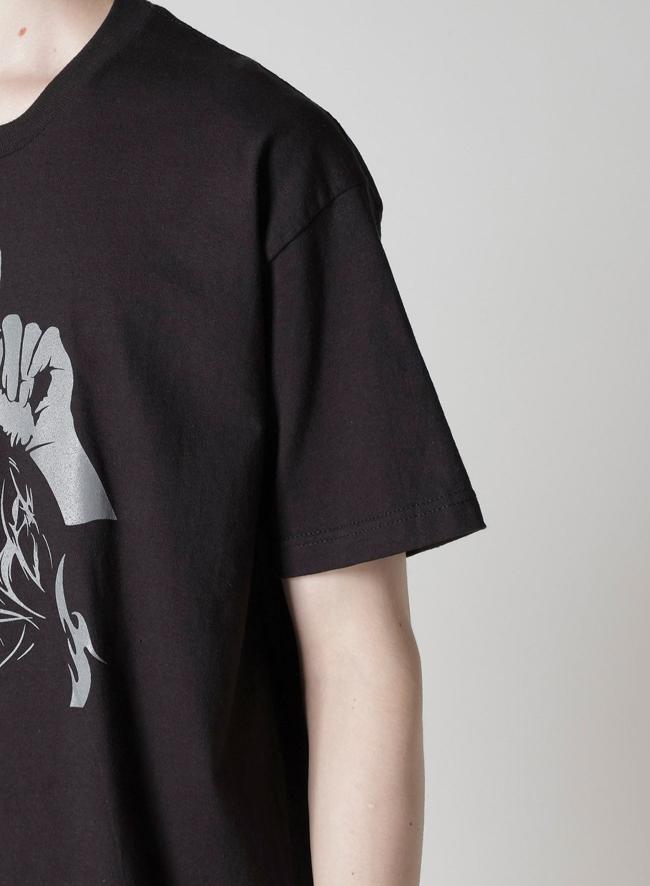 【Y's for men × MASSES】COTTON SINGLE PRINT ROUND NECK SHORT SLEEVE T