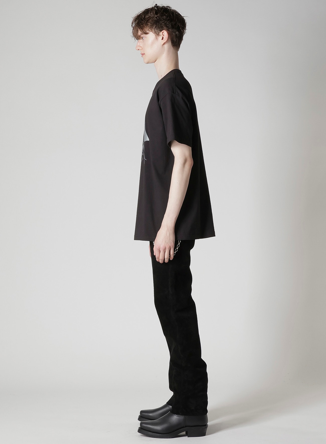 【Y's for men × MASSES】COTTON SINGLE PRINT ROUND NECK SHORT SLEEVE T