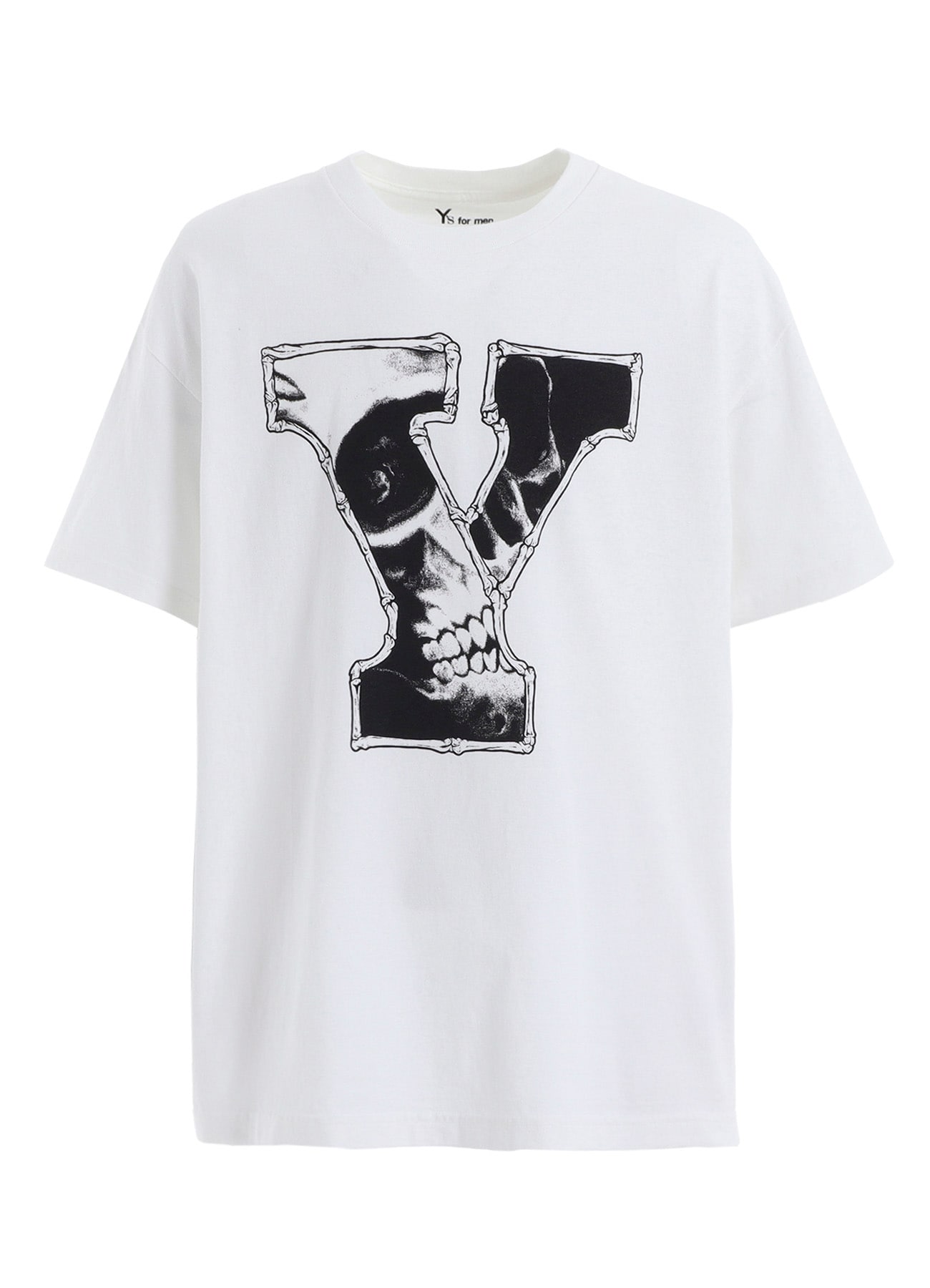 【Y's for men × MASSES】COTTON SINGLE PRINT ROUND NECK SHORT SLEEVE T