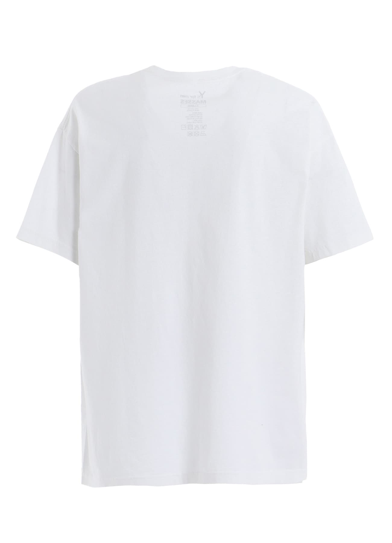 【Y's for men × MASSES】COTTON SINGLE PRINT ROUND NECK SHORT SLEEVE T