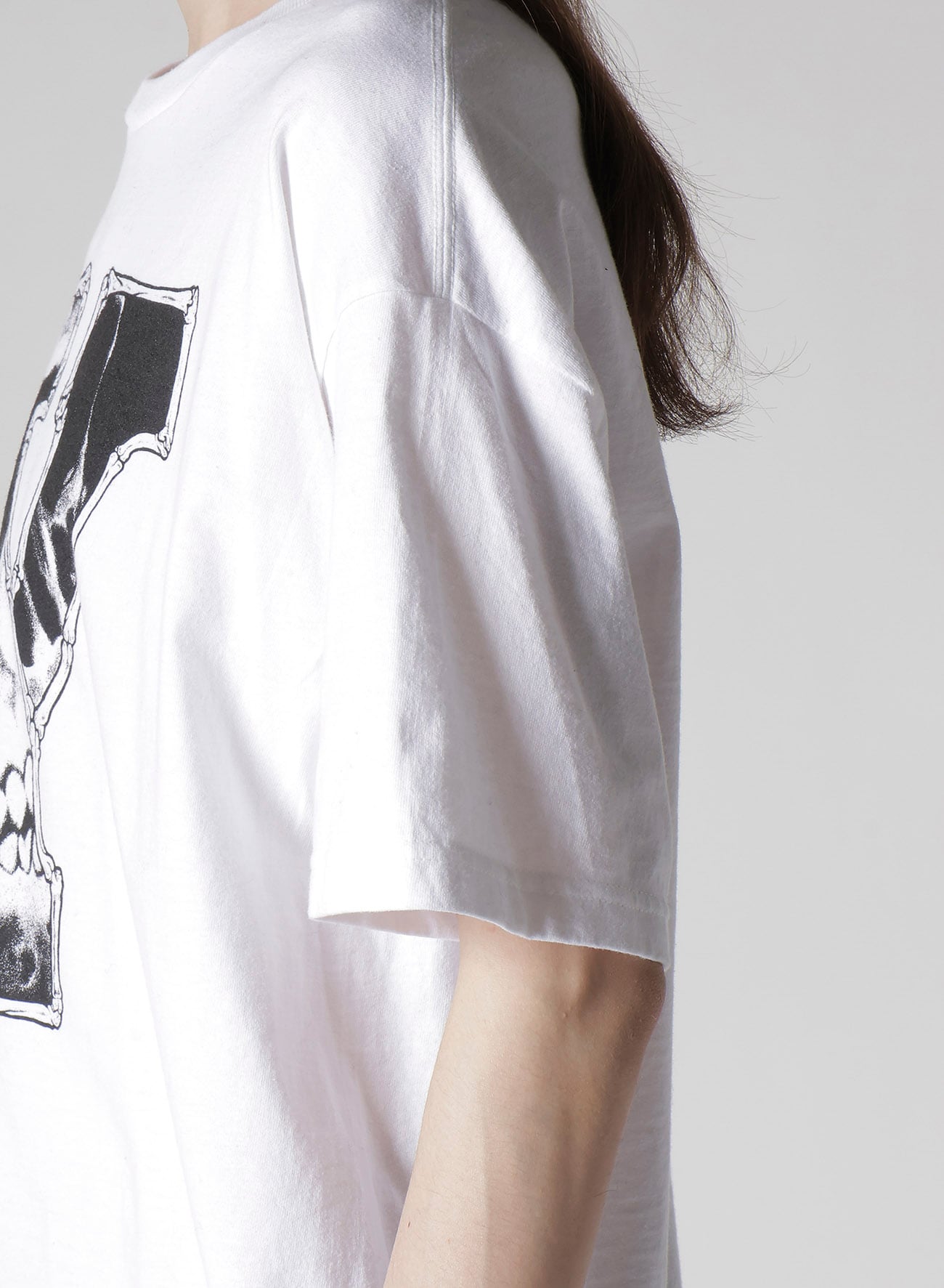 【Y's for men × MASSES】COTTON SINGLE PRINT ROUND NECK SHORT SLEEVE T