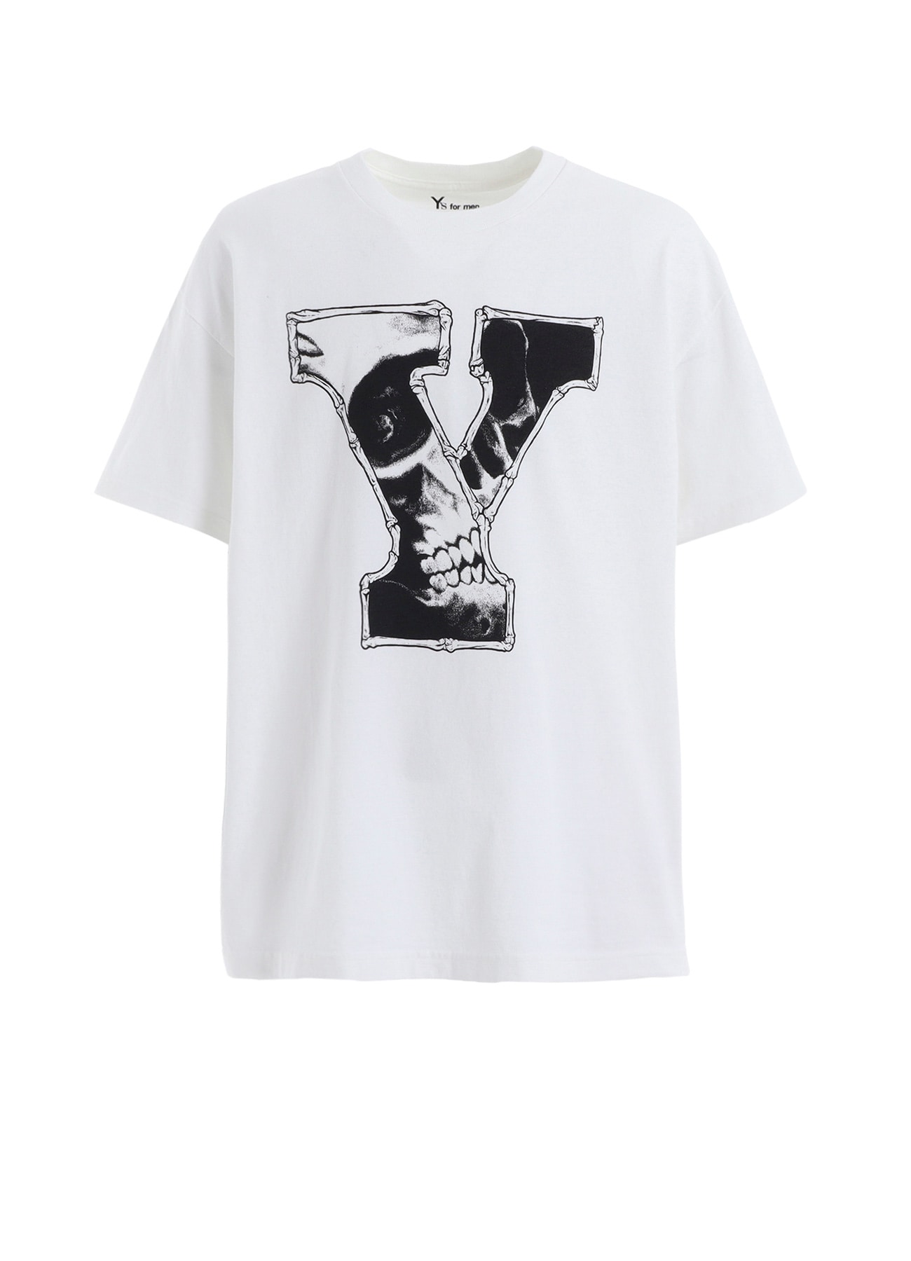 【Y's for men × MASSES】COTTON SINGLE PRINT ROUND NECK SHORT SLEEVE T