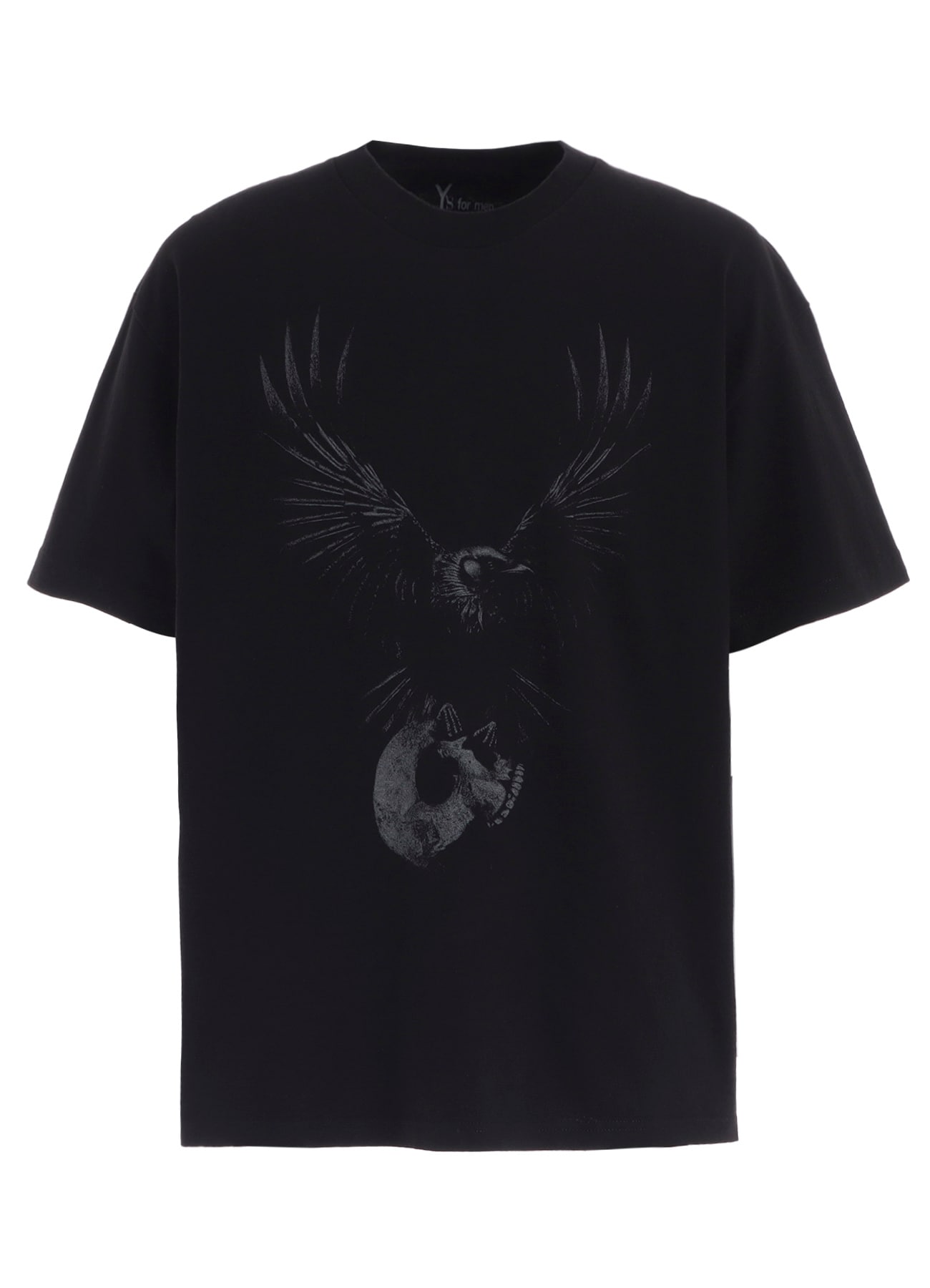 【Y's for men × MASSES】COTTON SINGLE PRINT ROUND NECK SHORT SLEEVE T