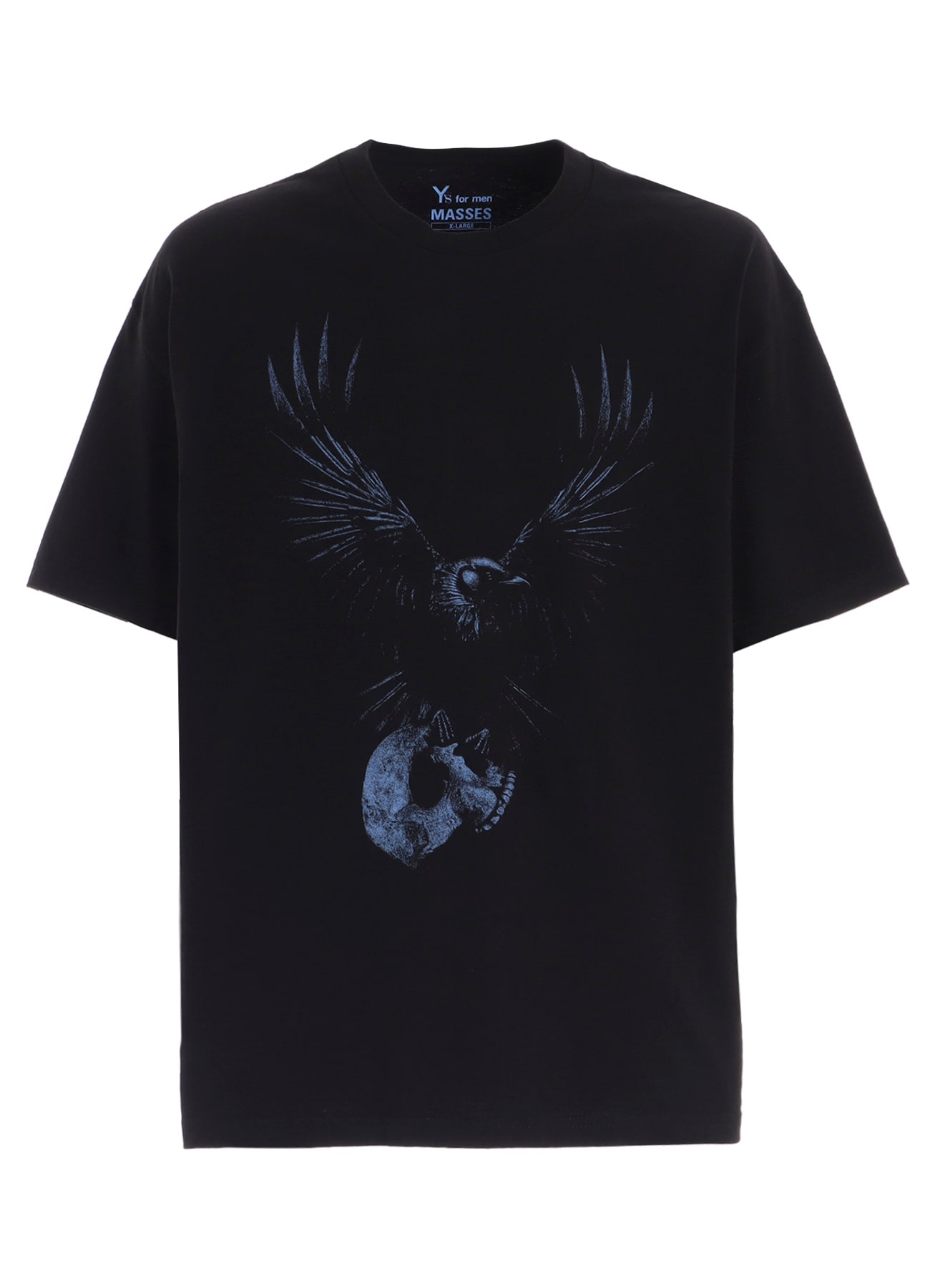 【Y's for men × MASSES】COTTON SINGLE PRINT ROUND NECK SHORT SLEEVE T