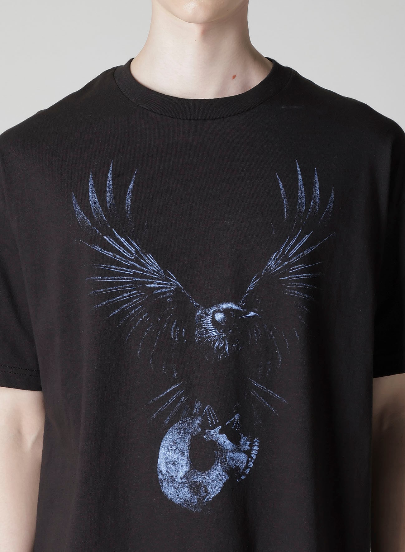 【Y's for men × MASSES】COTTON SINGLE PRINT ROUND NECK SHORT SLEEVE T