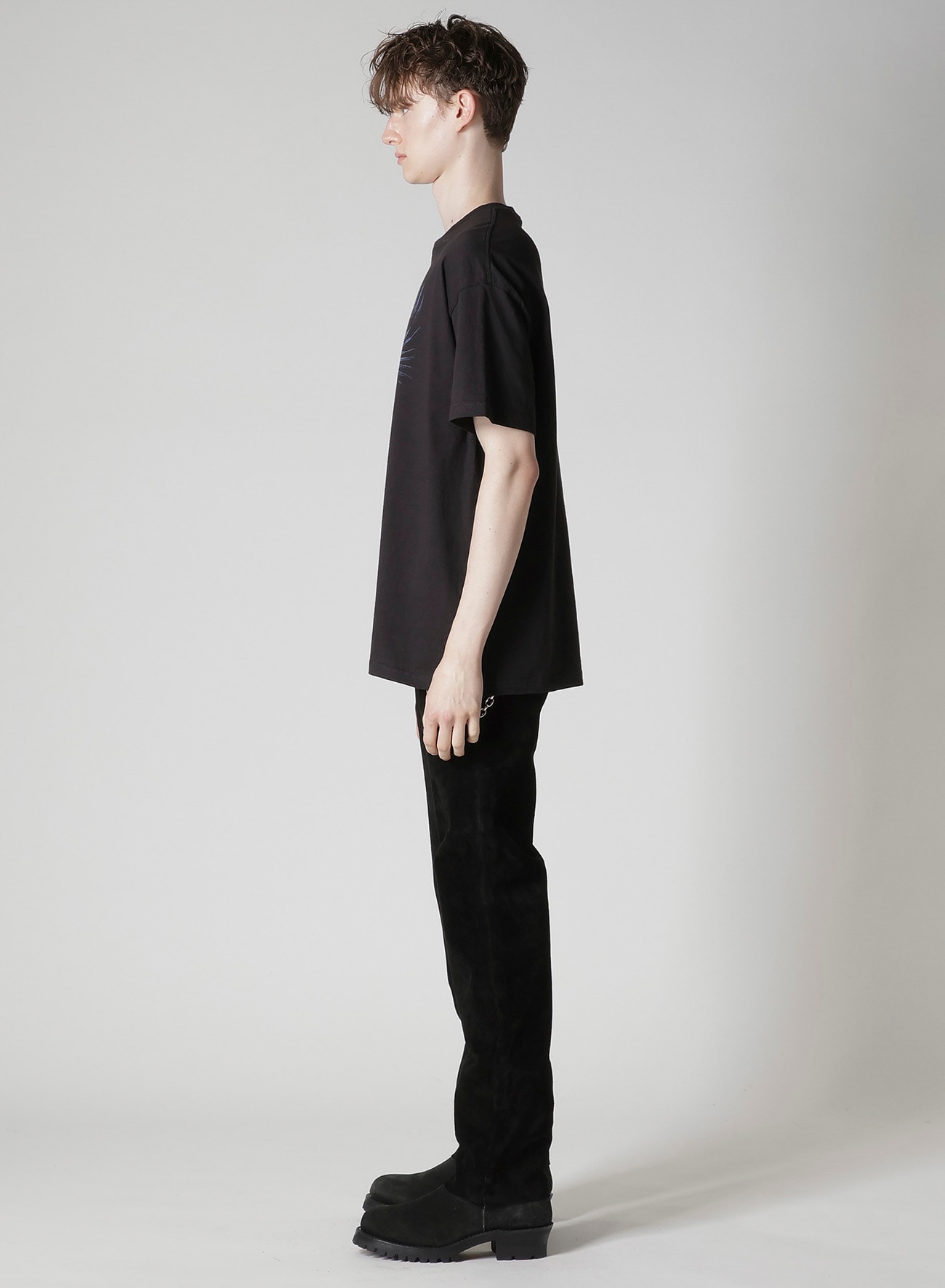 【Y's for men × MASSES】COTTON SINGLE PRINT ROUND NECK SHORT SLEEVE T