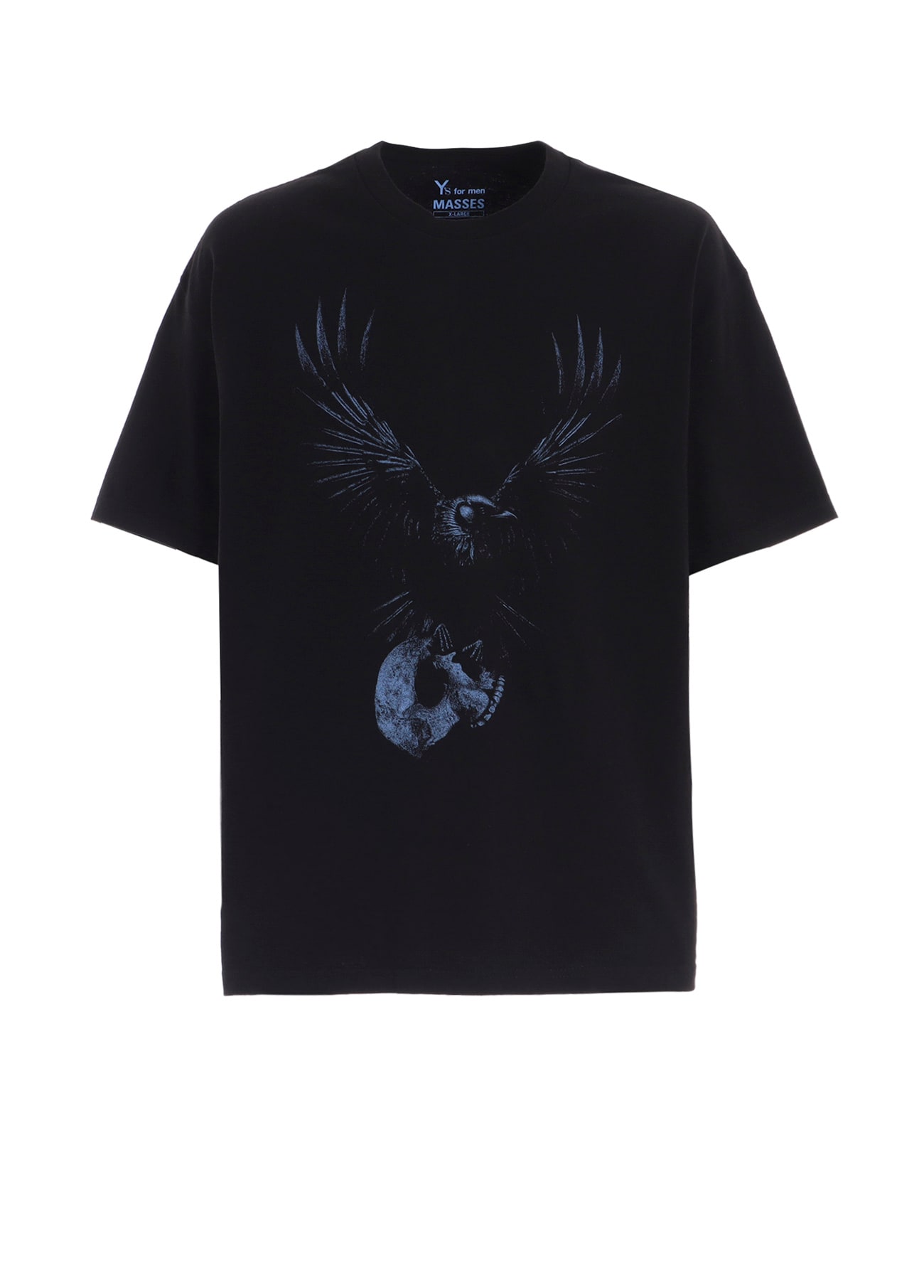 【Y's for men × MASSES】COTTON SINGLE PRINT ROUND NECK SHORT SLEEVE T