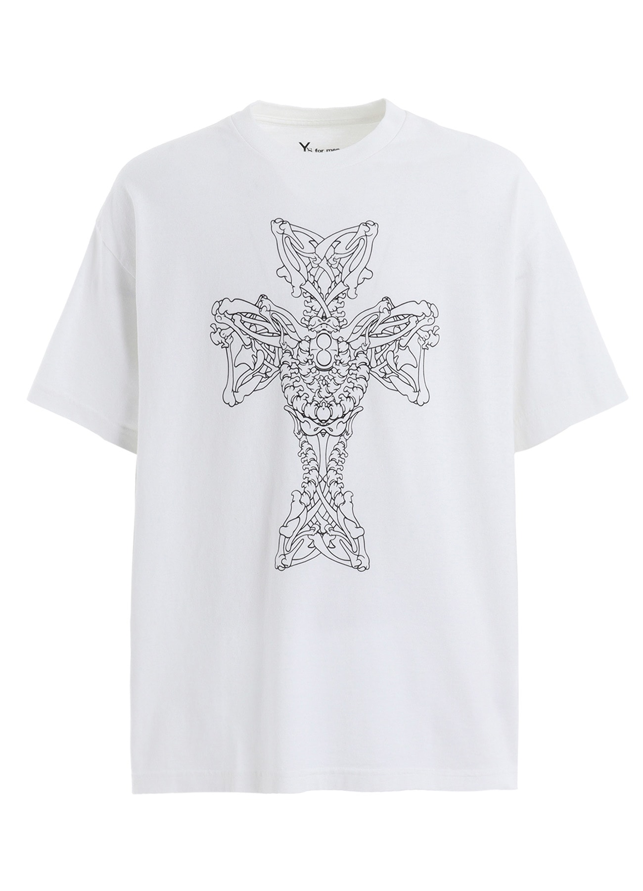 【Y's for men × MASSES】COTTON SINGLE PRINT ROUND NECK SHORT SLEEVE T