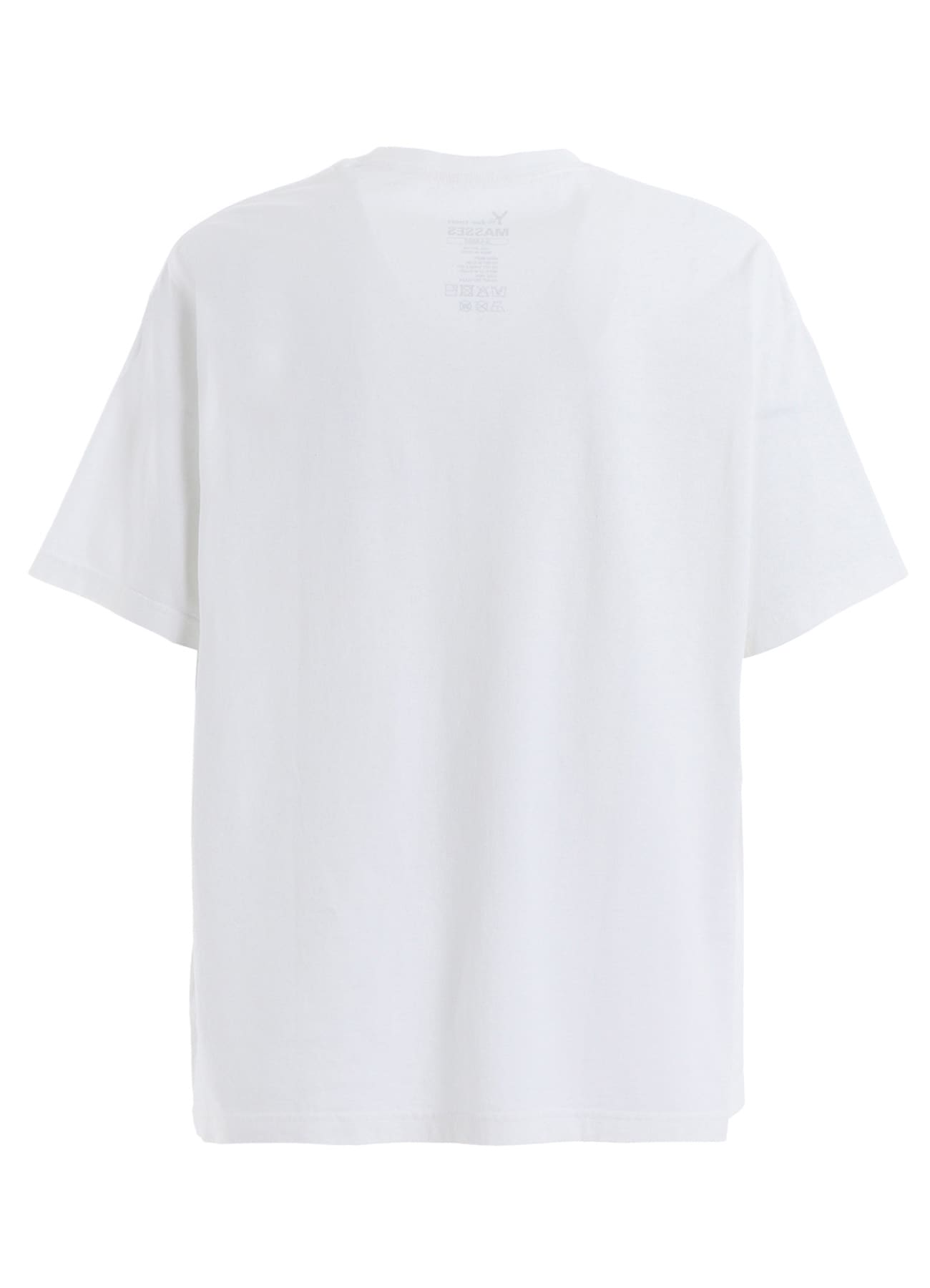 【Y's for men × MASSES】COTTON SINGLE PRINT ROUND NECK SHORT SLEEVE T