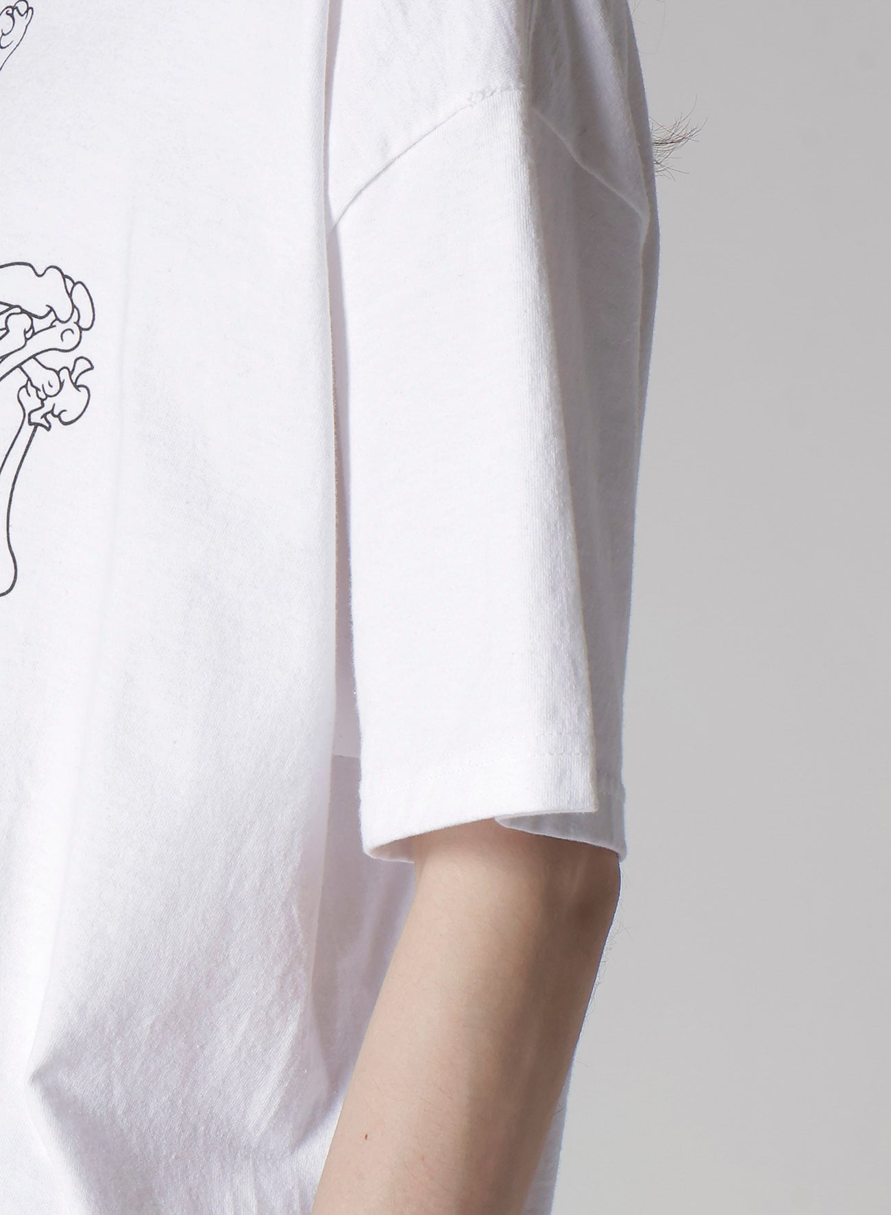 【Y's for men × MASSES】COTTON SINGLE PRINT ROUND NECK SHORT SLEEVE T
