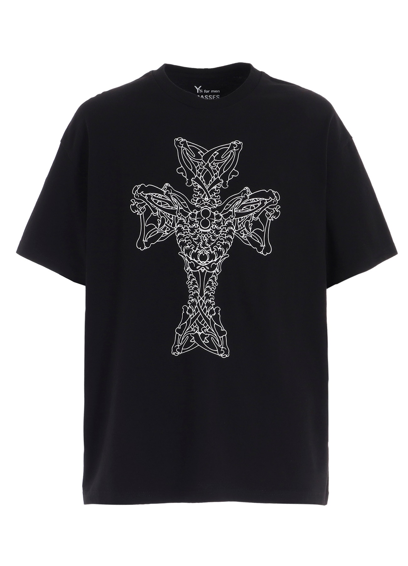 【Y's for men × MASSES】COTTON SINGLE PRINT ROUND NECK SHORT SLEEVE T