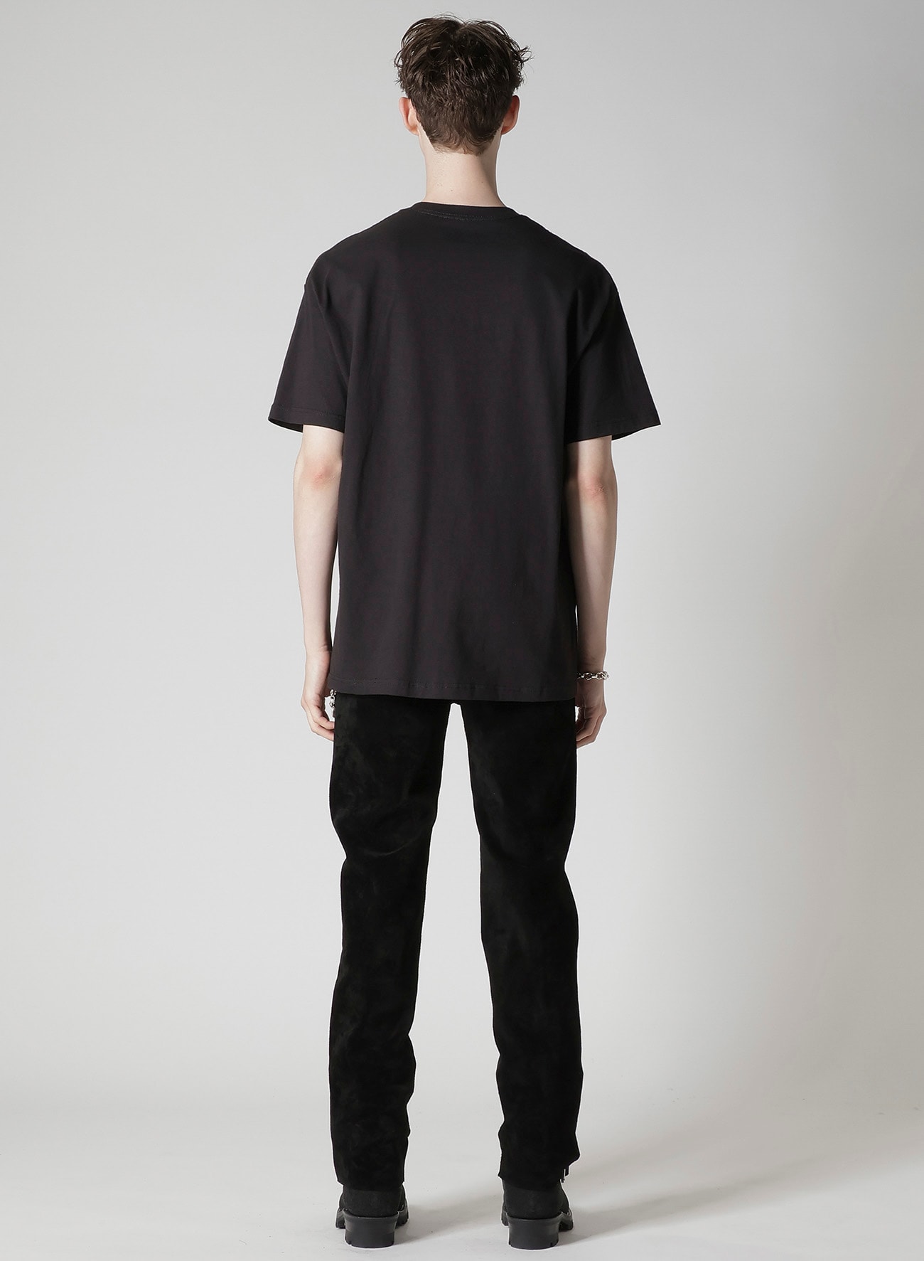 【Y's for men × MASSES】COTTON SINGLE PRINT ROUND NECK SHORT SLEEVE T