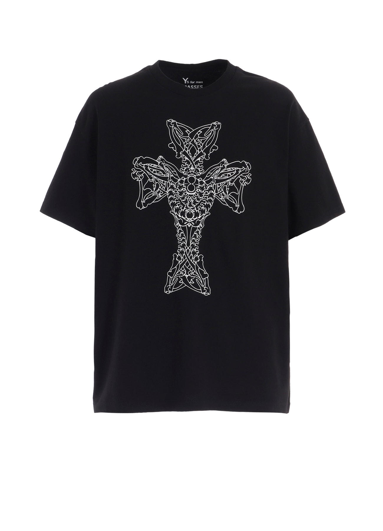【Y's for men × MASSES】COTTON SINGLE PRINT ROUND NECK SHORT SLEEVE T