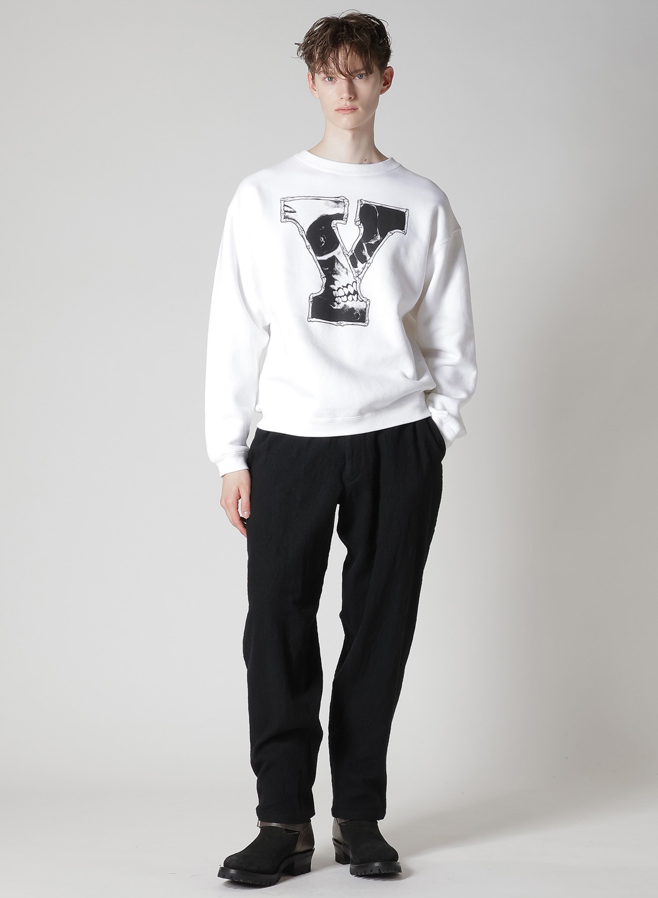 【Y's for men × MASSES】BRUSHED FRENCH TERRY PULLOVER