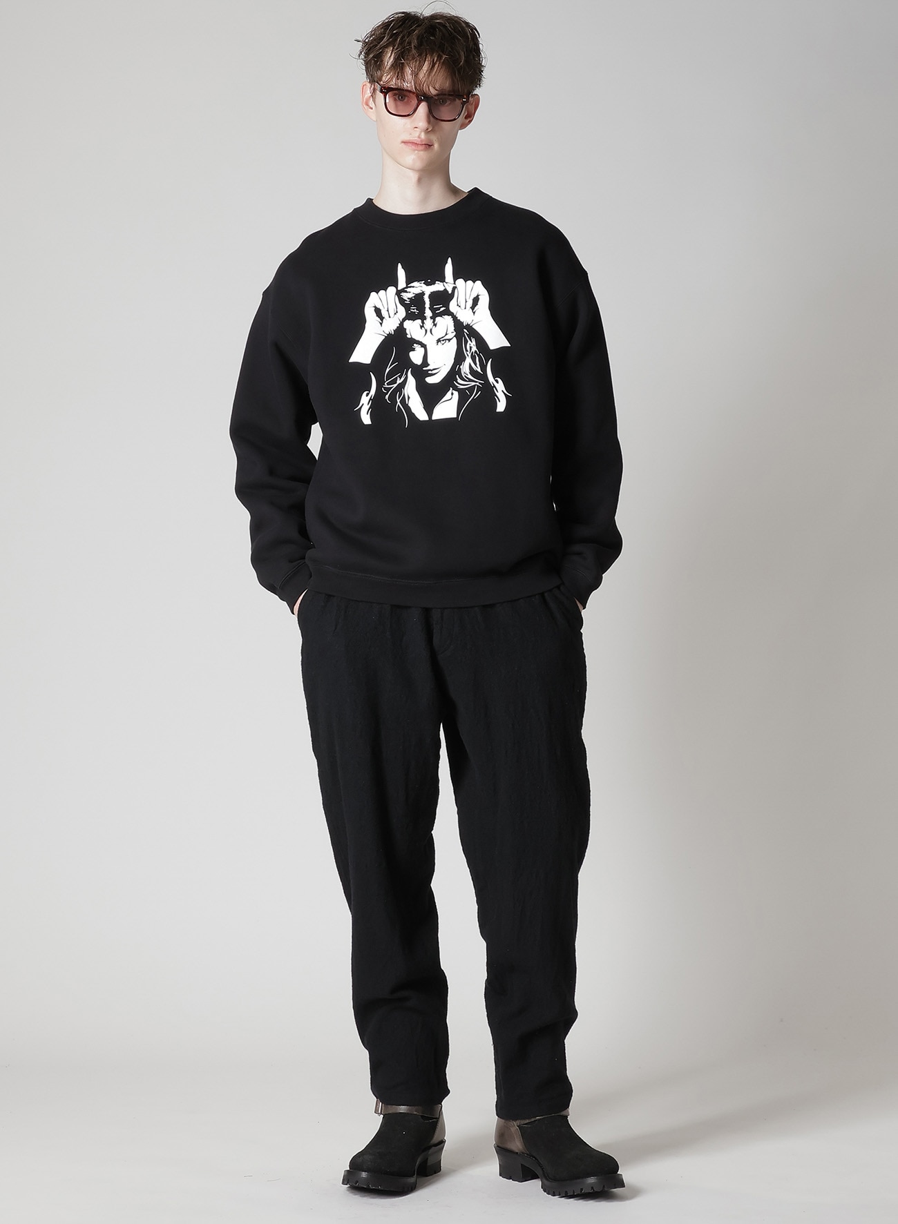【Y's for men × MASSES】BRUSHED FRENCH TERRY PULLOVER