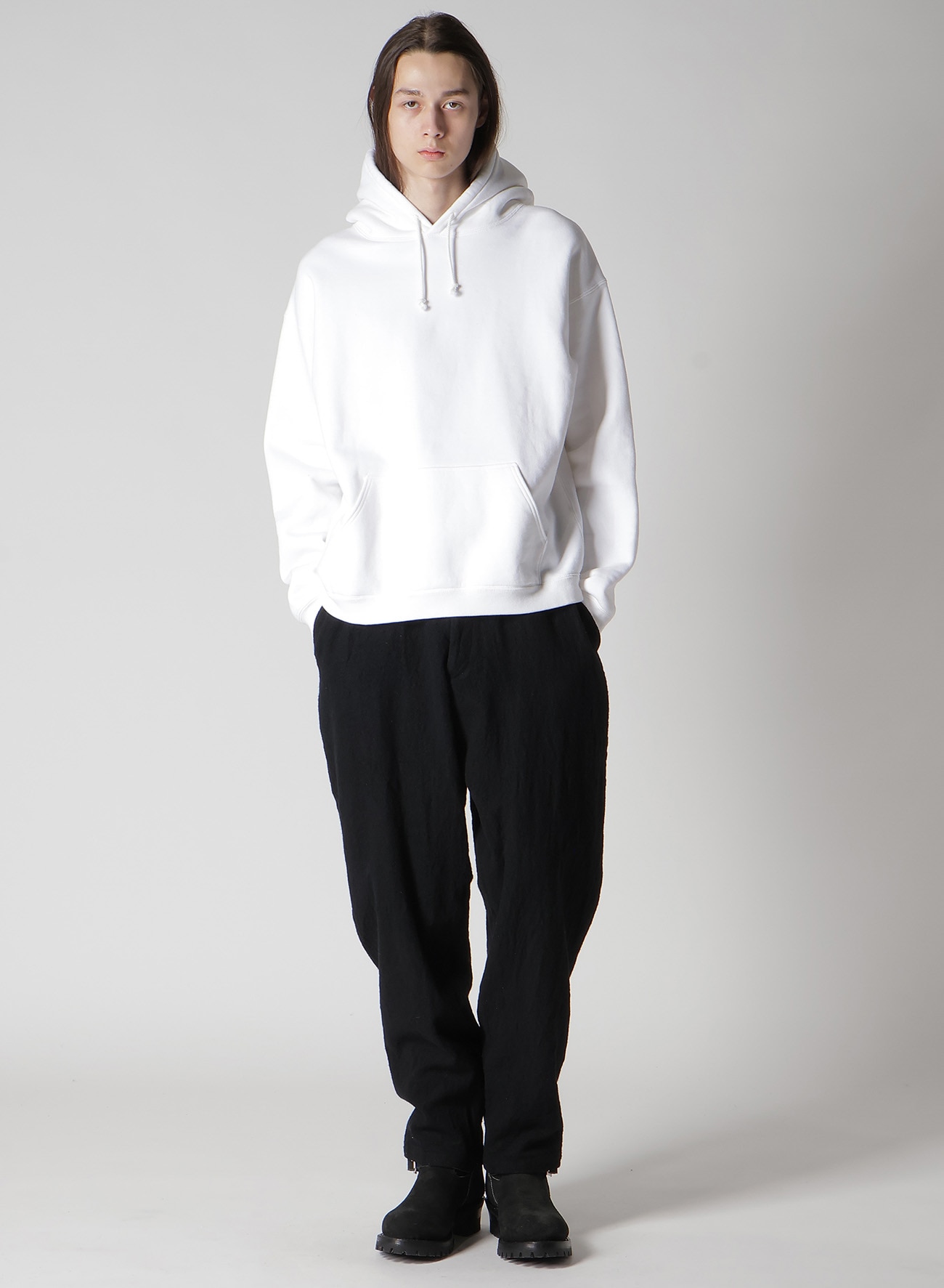 【Y's for men × MASSES】BRUSHED FRENCH TERRY HOODIE