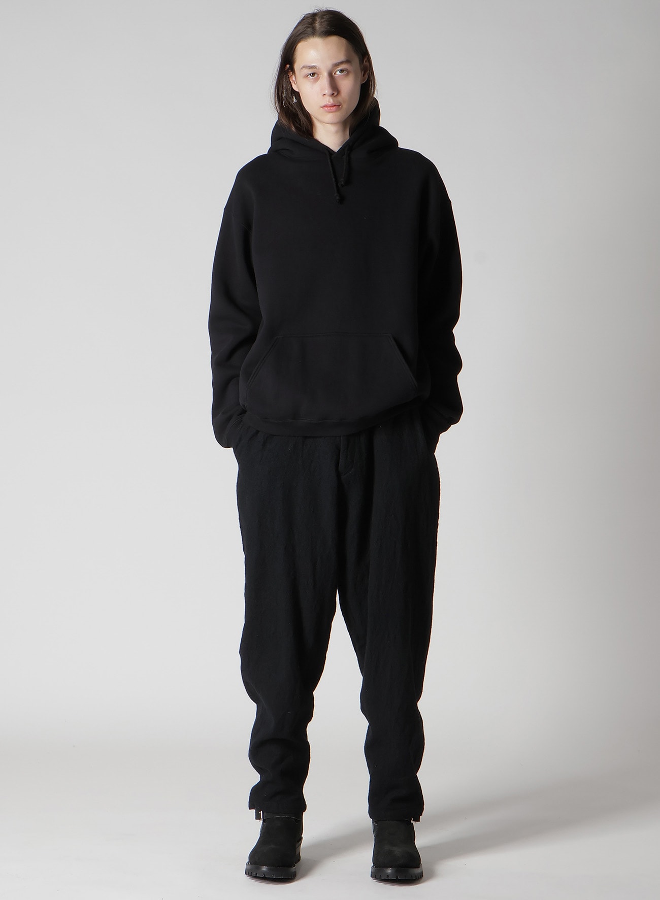 【Y's for men × MASSES】BRUSHED FRENCH TERRY HOODIE